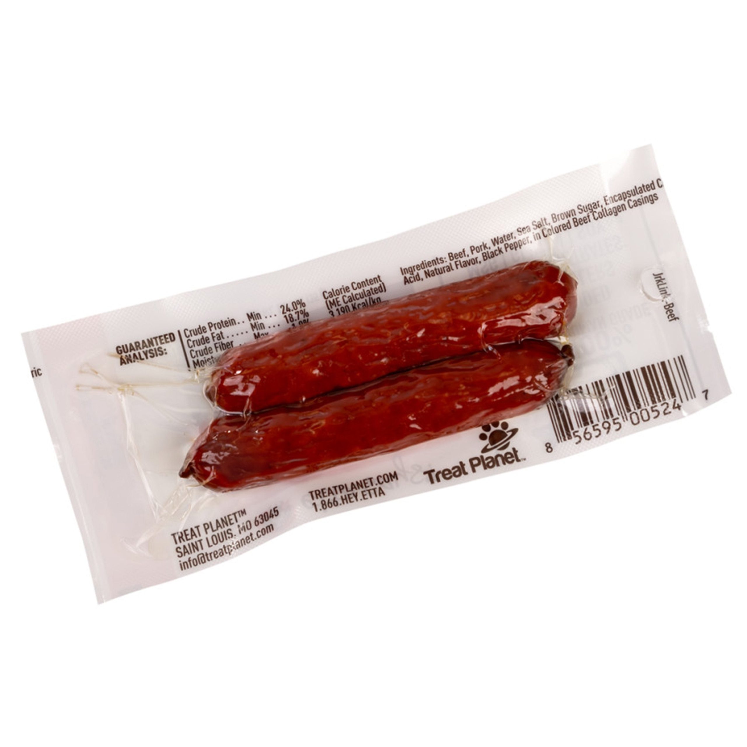 Etta Says! Beef Deli Sausages Meat Dog Treat 1.25-oz