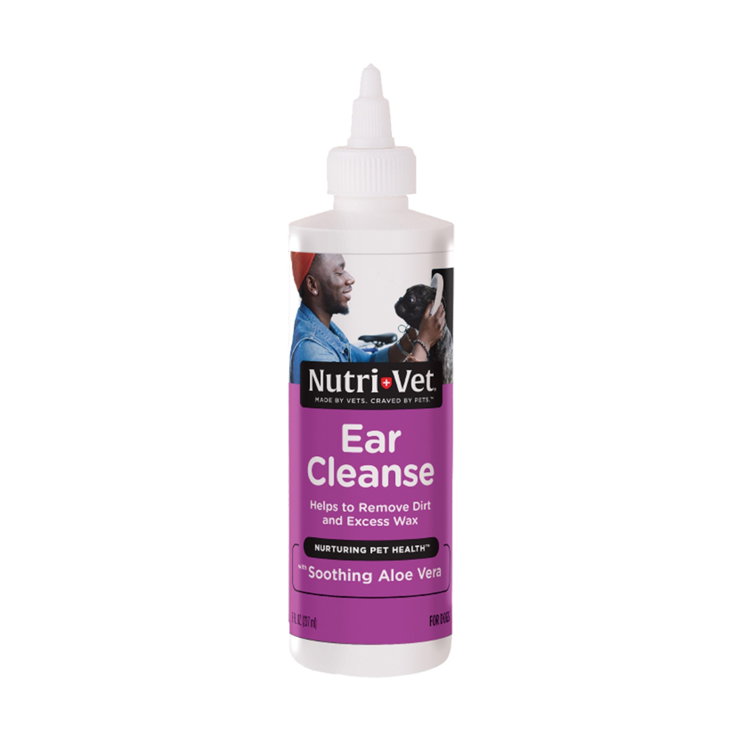 Nutri-Vet Ear Cleanse with Aloe Vera for Dogs 8-oz