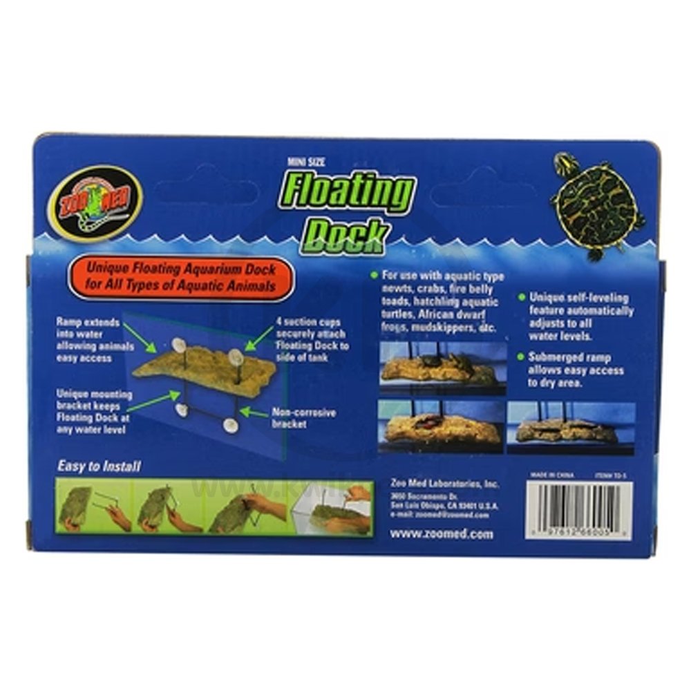 Zoo Med Turtle Dock Basking Platform Brown Mini