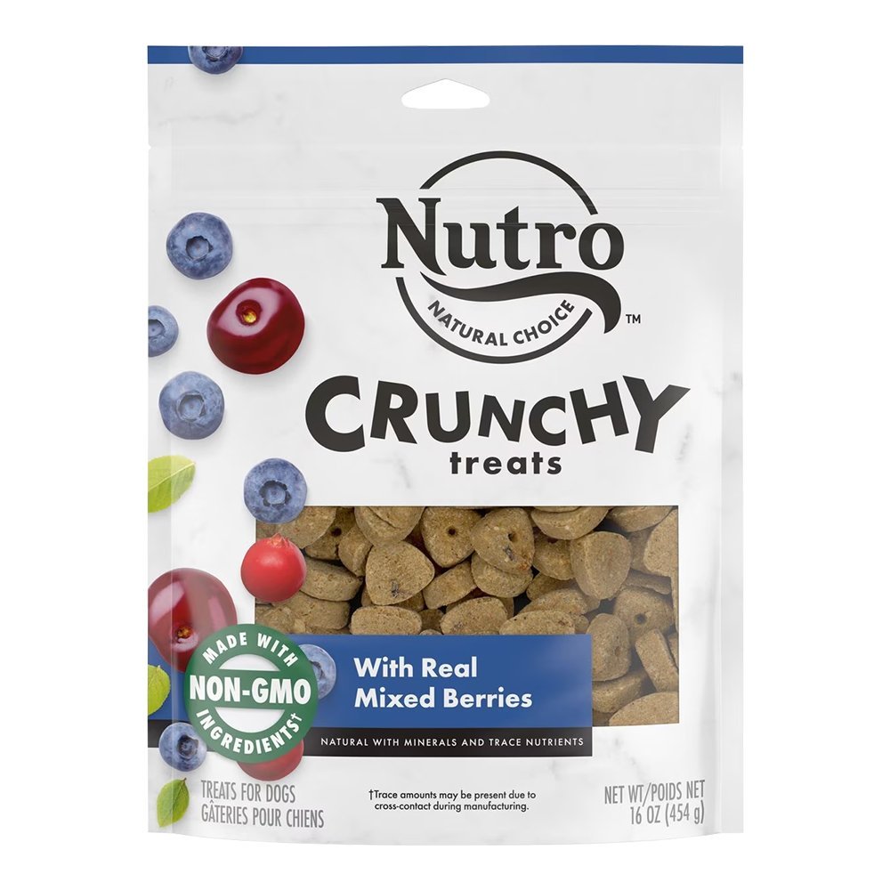 Nutro Natural Choice Mixed Berry Crunchy Dog Treats 16-oz