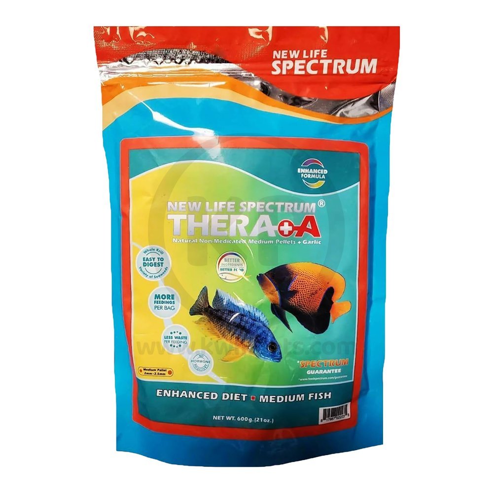 New Life Spectrum Thera+A Color Enhancing Fish Food 2-mm Medium 600g