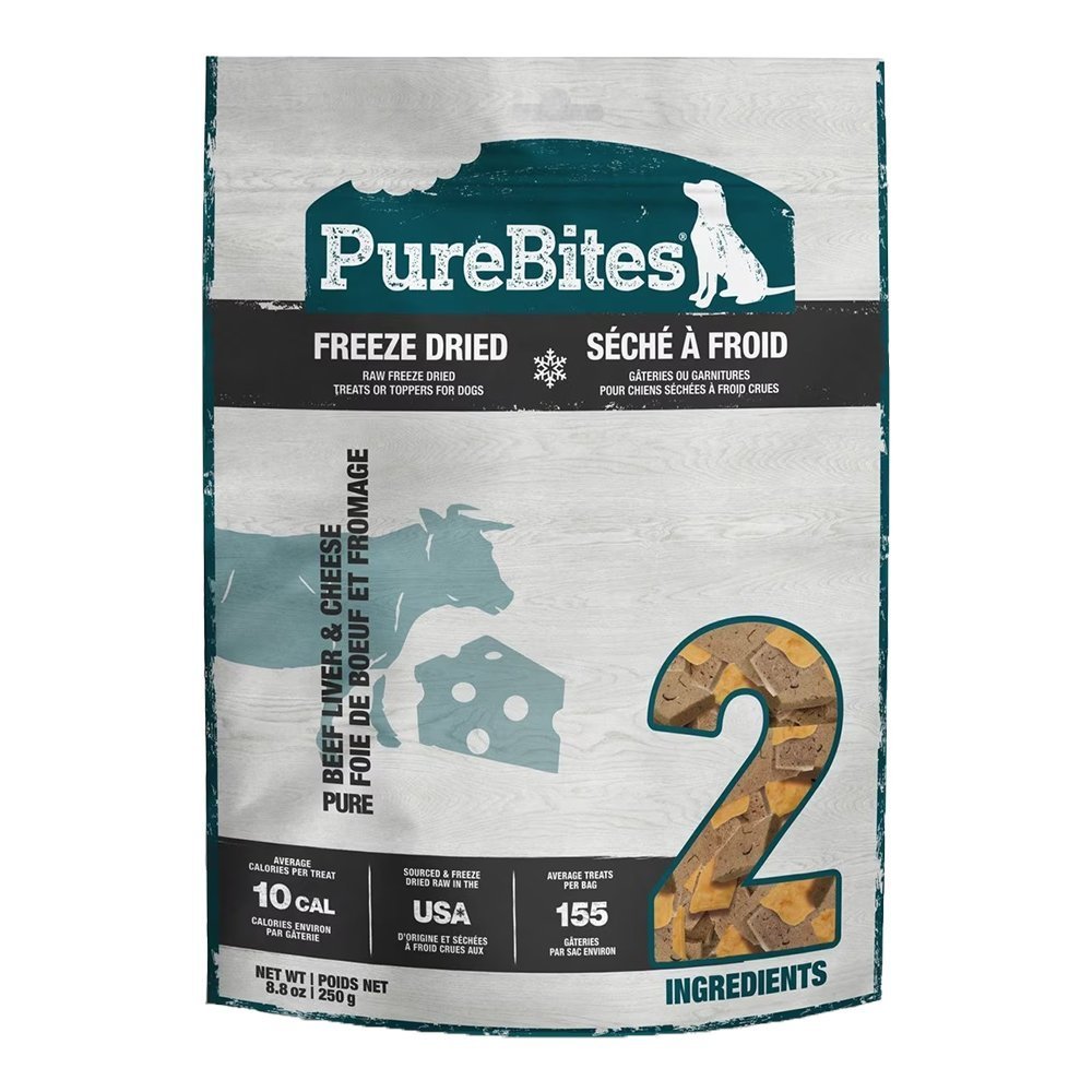 PureBites Beef & Cheese Freeze Dried Dog Treats 8.8-oz