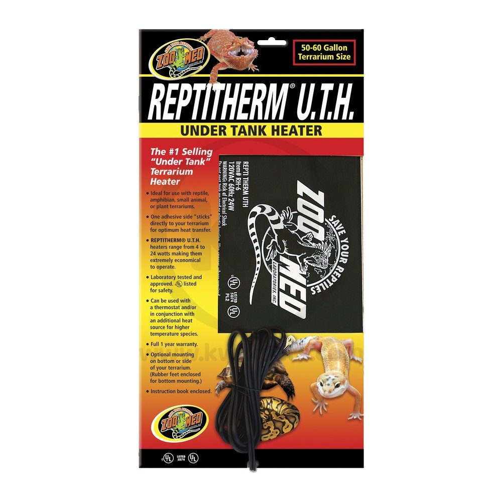 Zoo Med ReptiTherm Under Tank Heater (U.T.H) 24W 8 in X 18 in Large