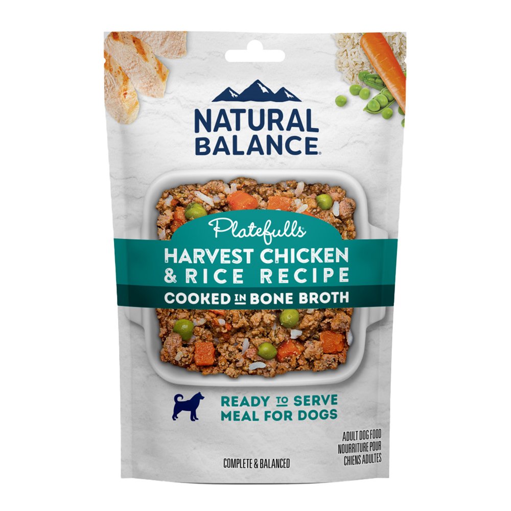 Natural Balance Pet Foods Original Ultra Platefulls Wet Dog Food Harvest Chicken & Rice Recipe 9-oz