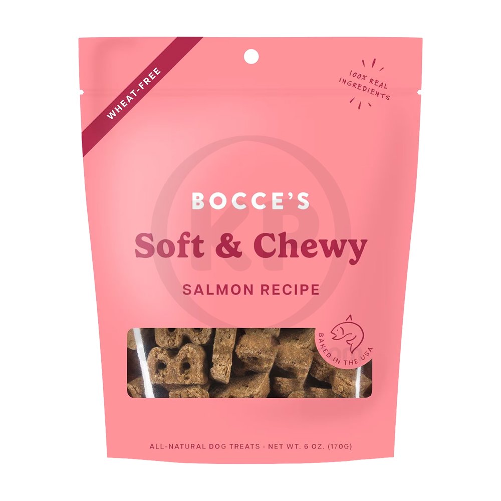 Bocce’s Bakery Soft & Chewy Dog Treats Salmon 6-oz