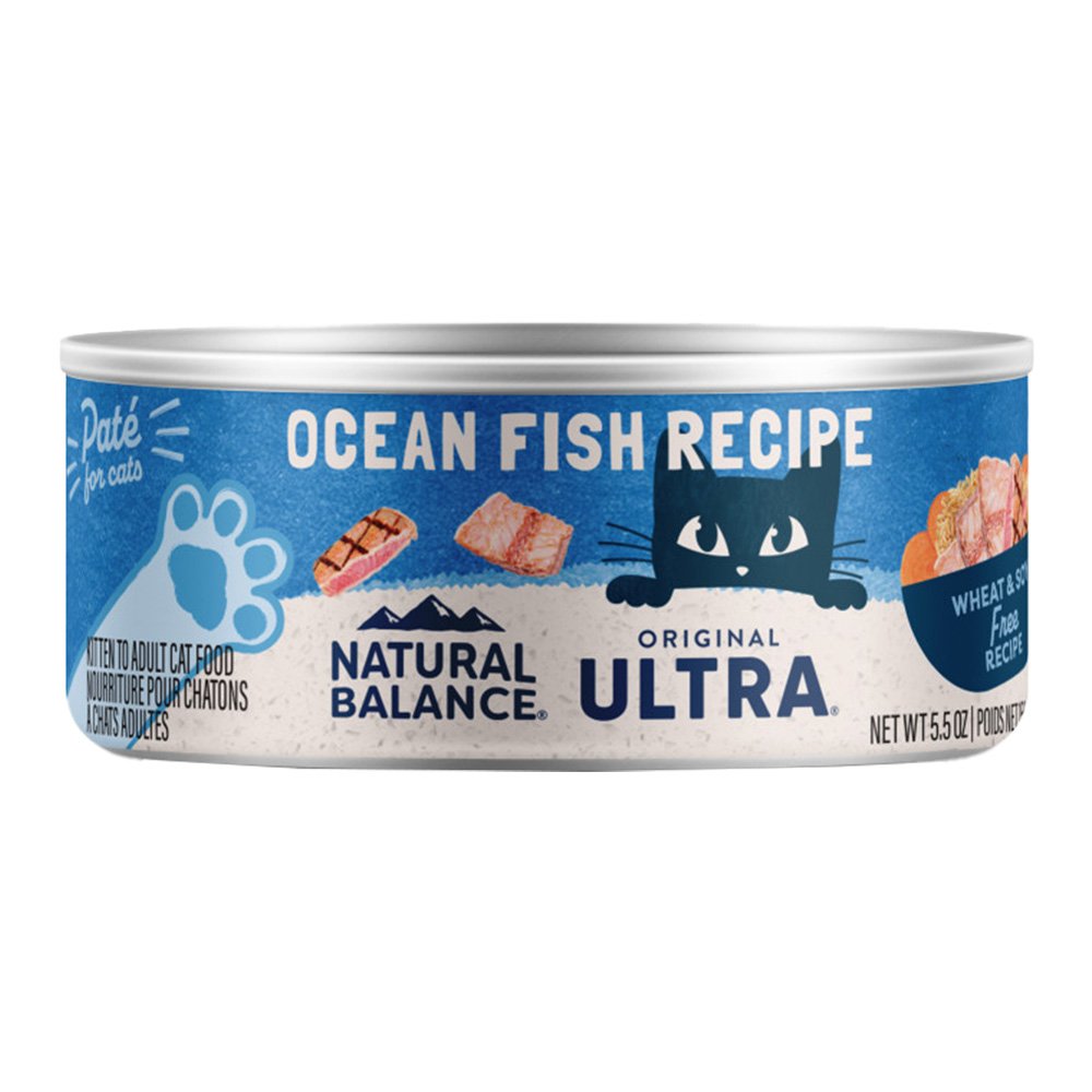 Natural Balance Pet Foods Original Ultra Canned Cat Food Ocean Fish 5.5-oz