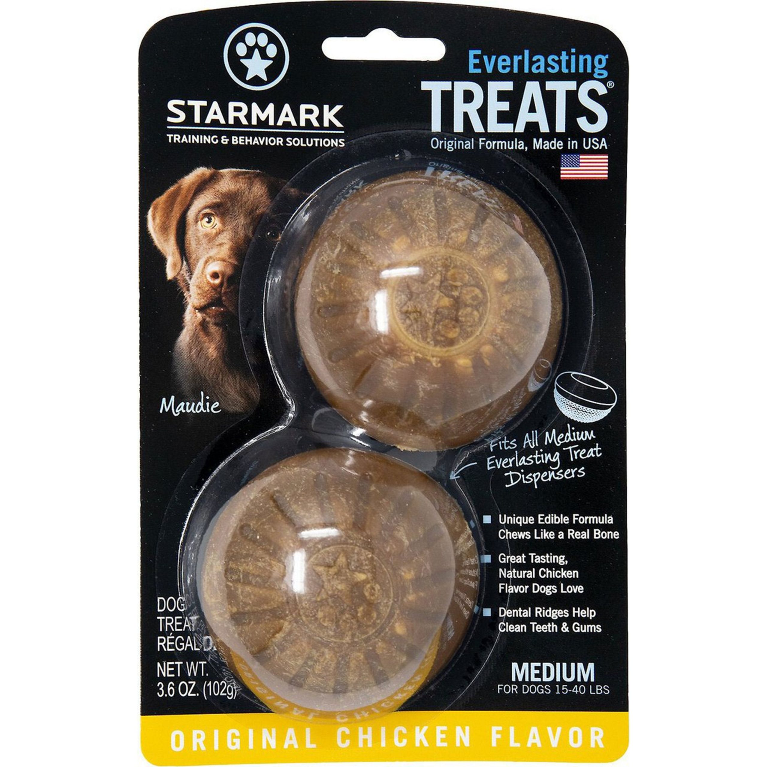 Starmark Everlasting Made In USA Dog Treat Chicken Medium 3.6-oz