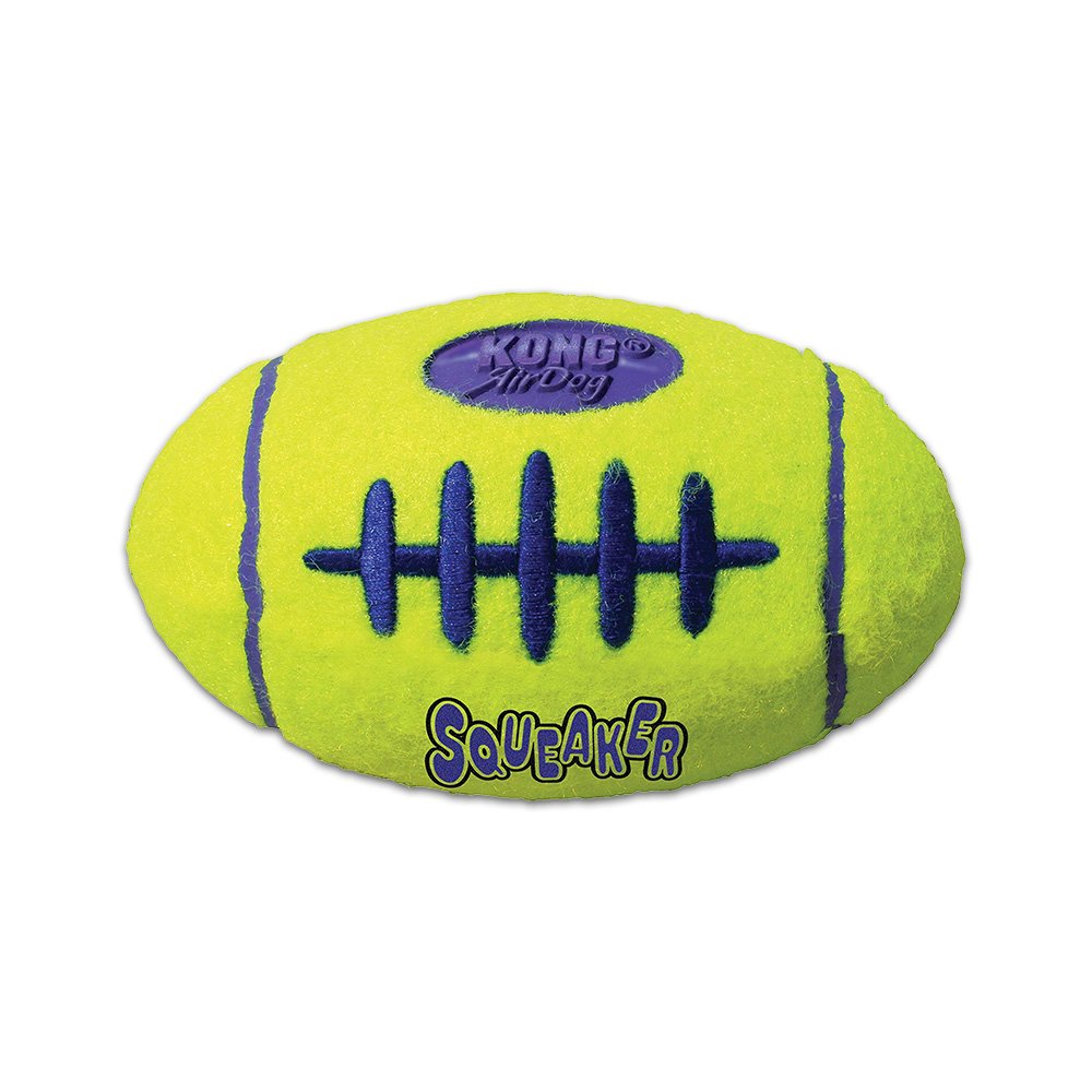 KONG Air Dog Squeaker Football Dog Toy Medium