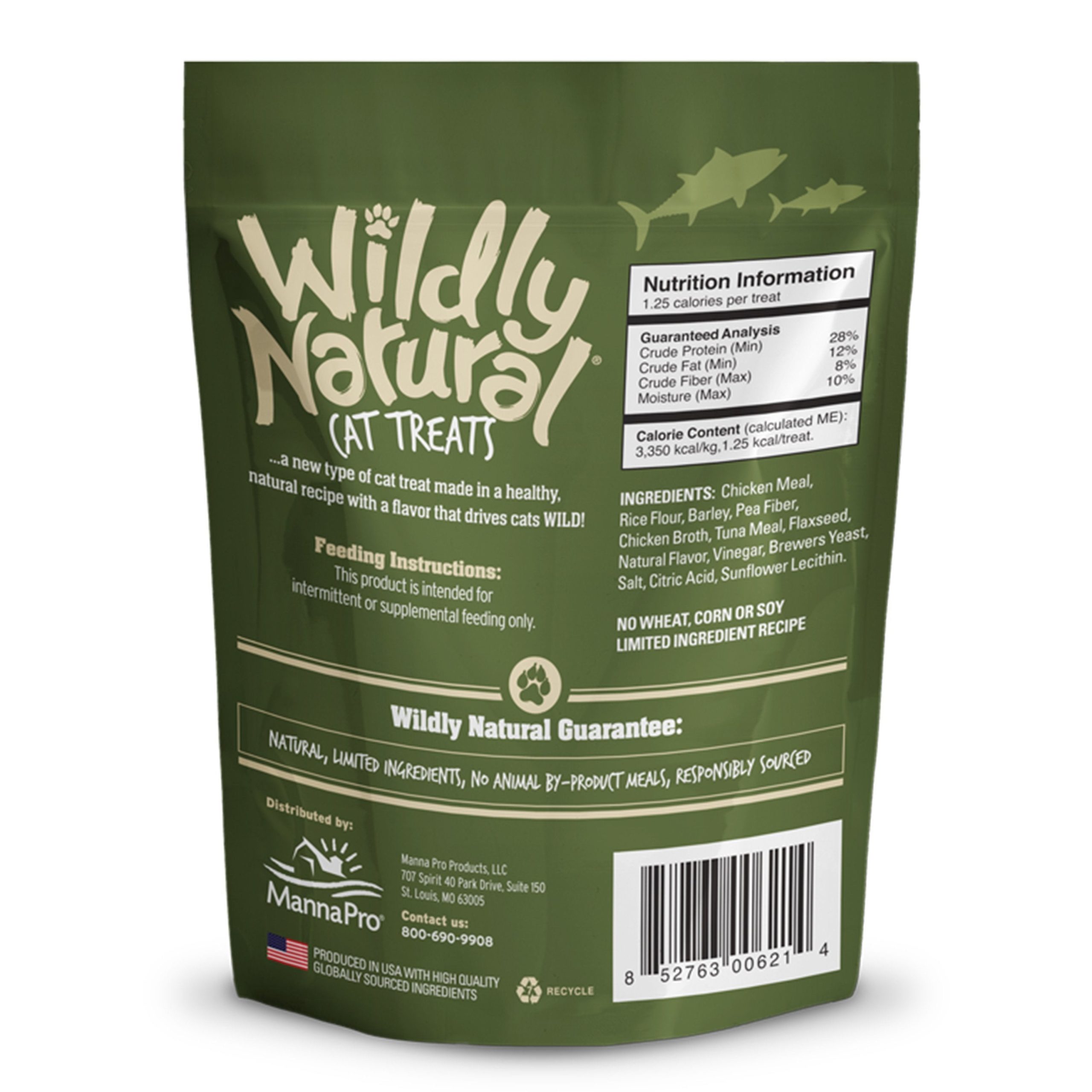 Fruitables Wildly Natural Tuna Cat Treats 2.5-oz