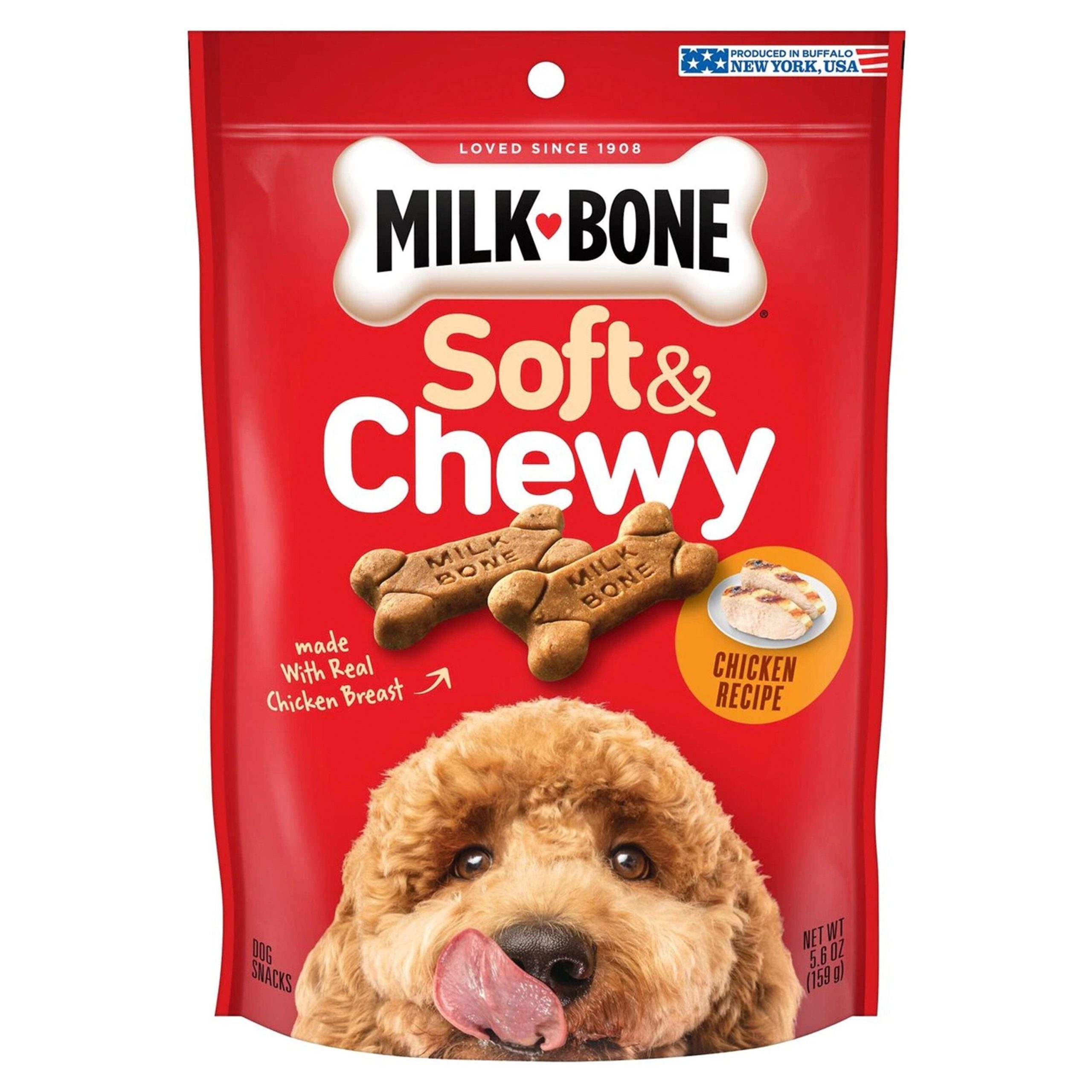 Milk-Bone Soft & Chewy Chicken Dog Treats 5.6-oz