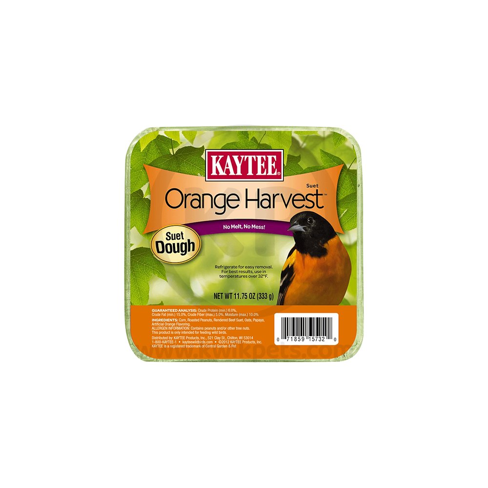 Kaytee Orange Harvest Wild Bird Suet Dough 11.75-oz