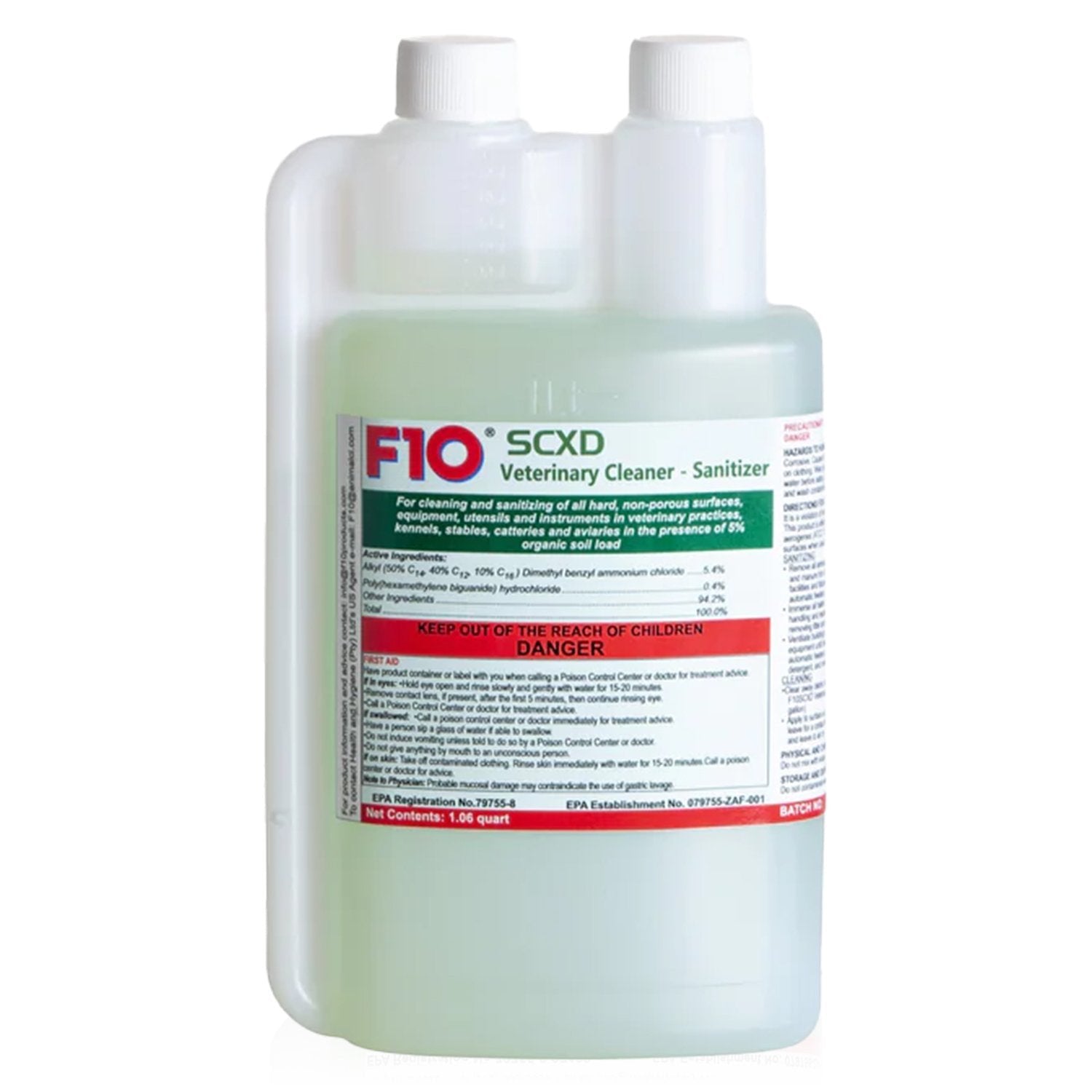 F10SCXD Veterinary Cleaner 1 liter