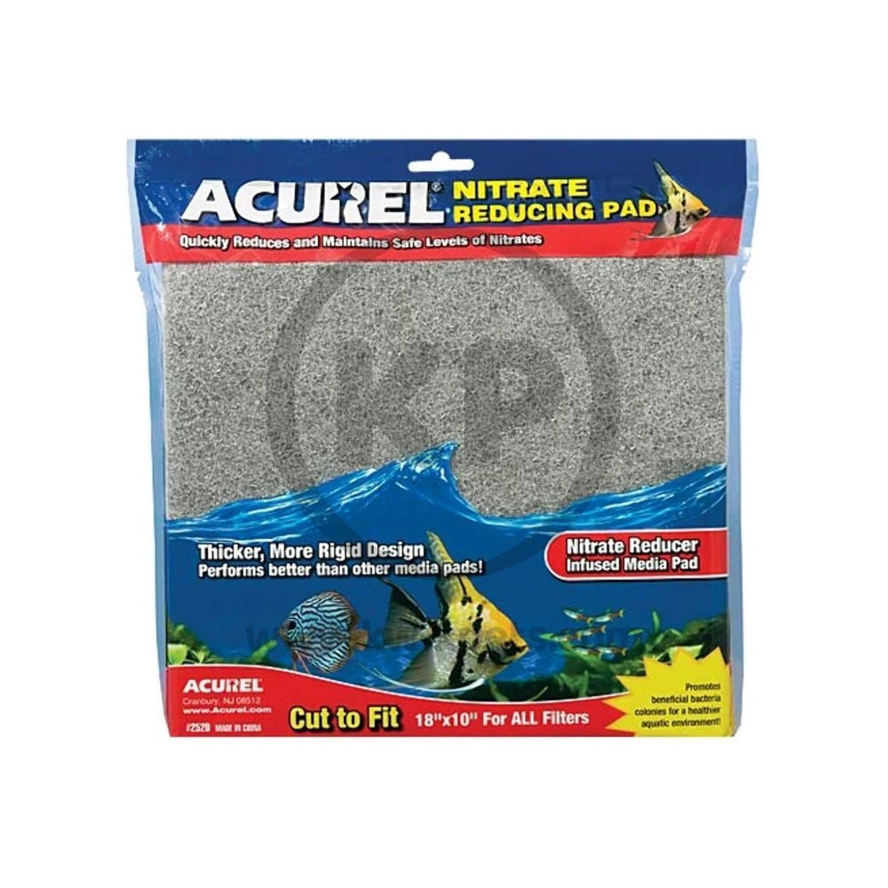 Acurel Cut to Fit Infused Media Pad Nitrate Reducing Grey 18 in X 10 in