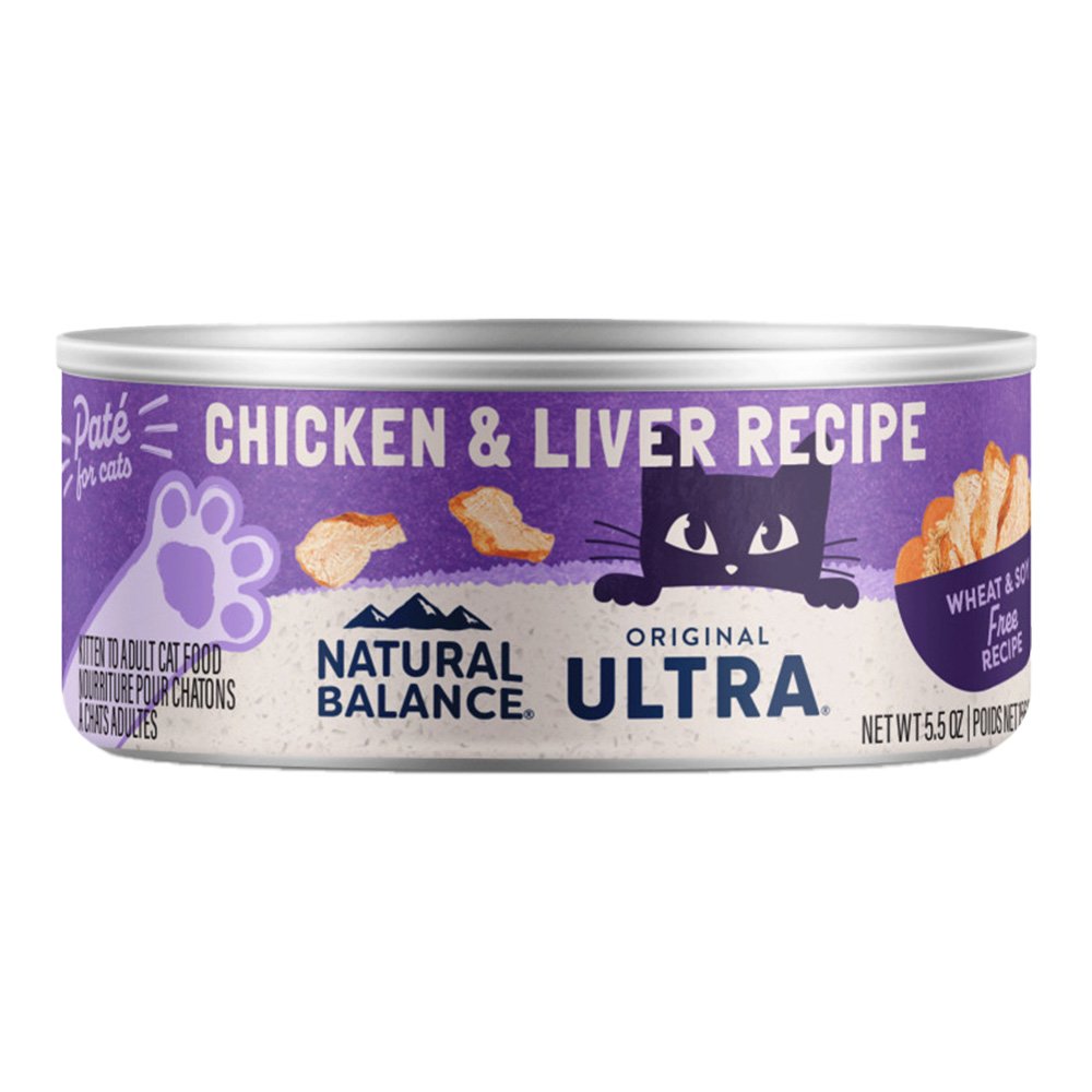 Natural Balance Pet Foods Original Ultra Canned Cat Food Chicken & Liver 5.5-oz