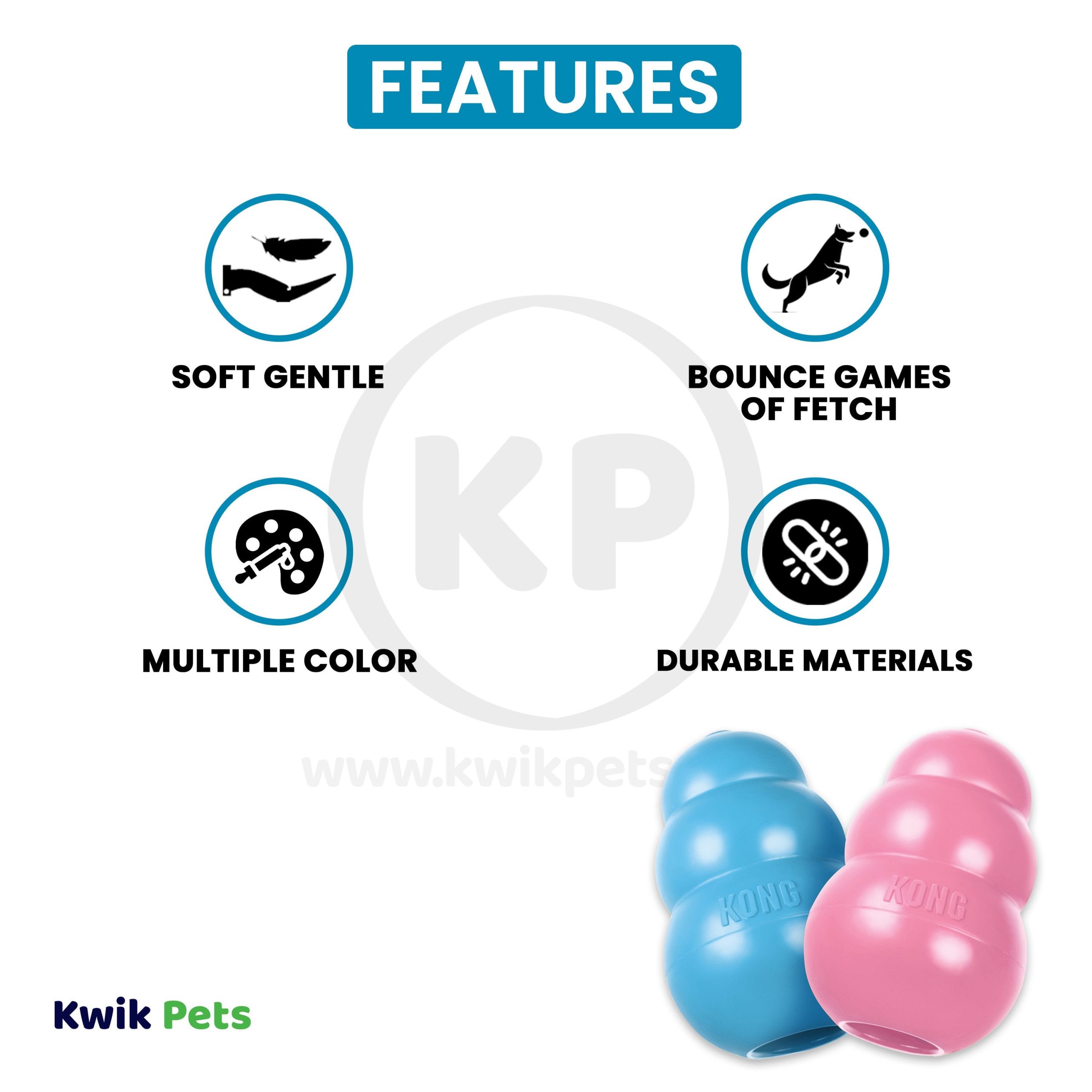 KONG Puppy Toy Assorted Small