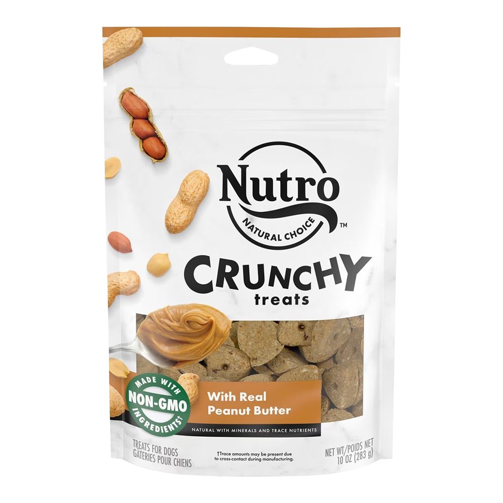 Nutro Natural Choice Peanut Butter Crunchy Dog Treats 10-oz