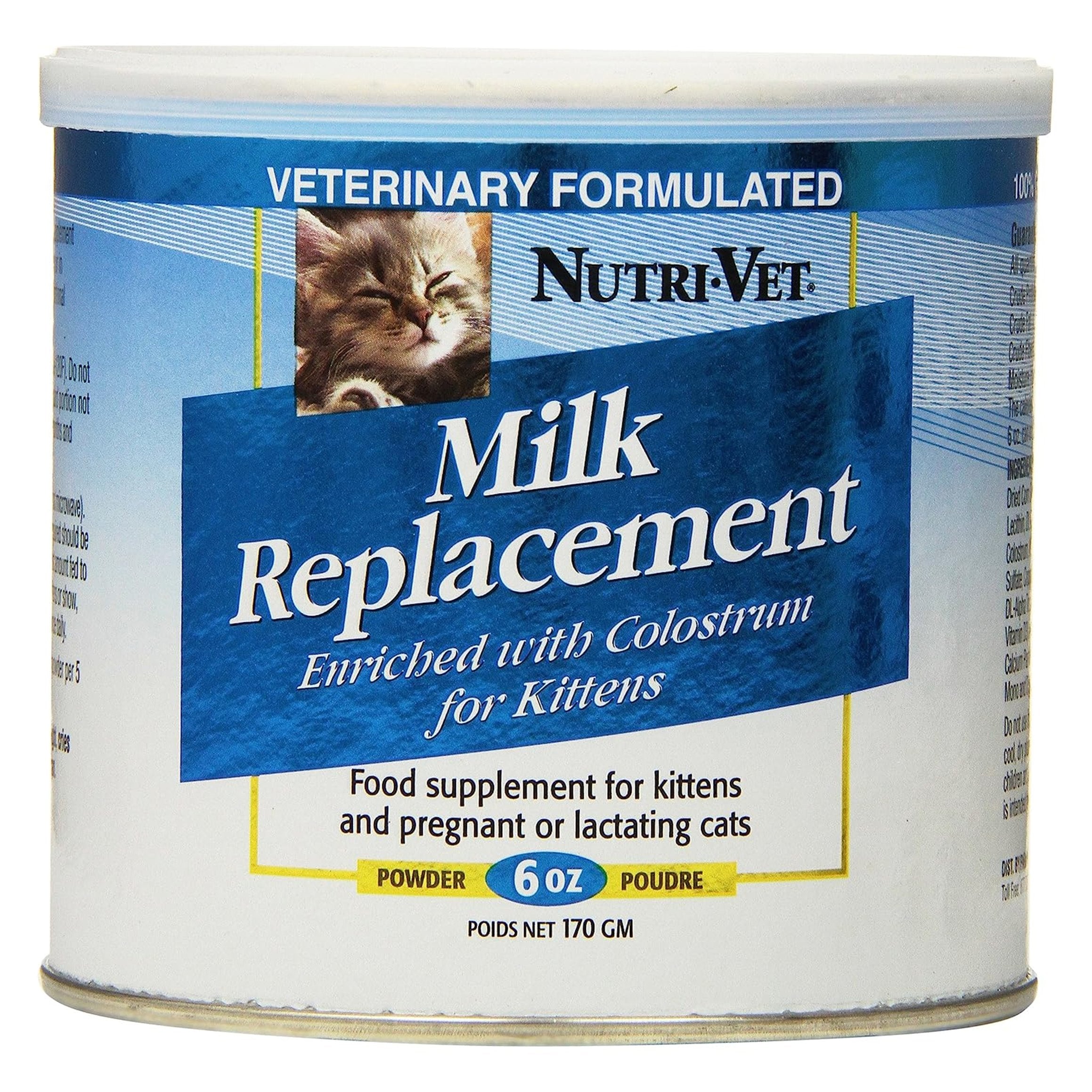 Nutri-Vet Milk Replacement Powder for Kittens 6-oz