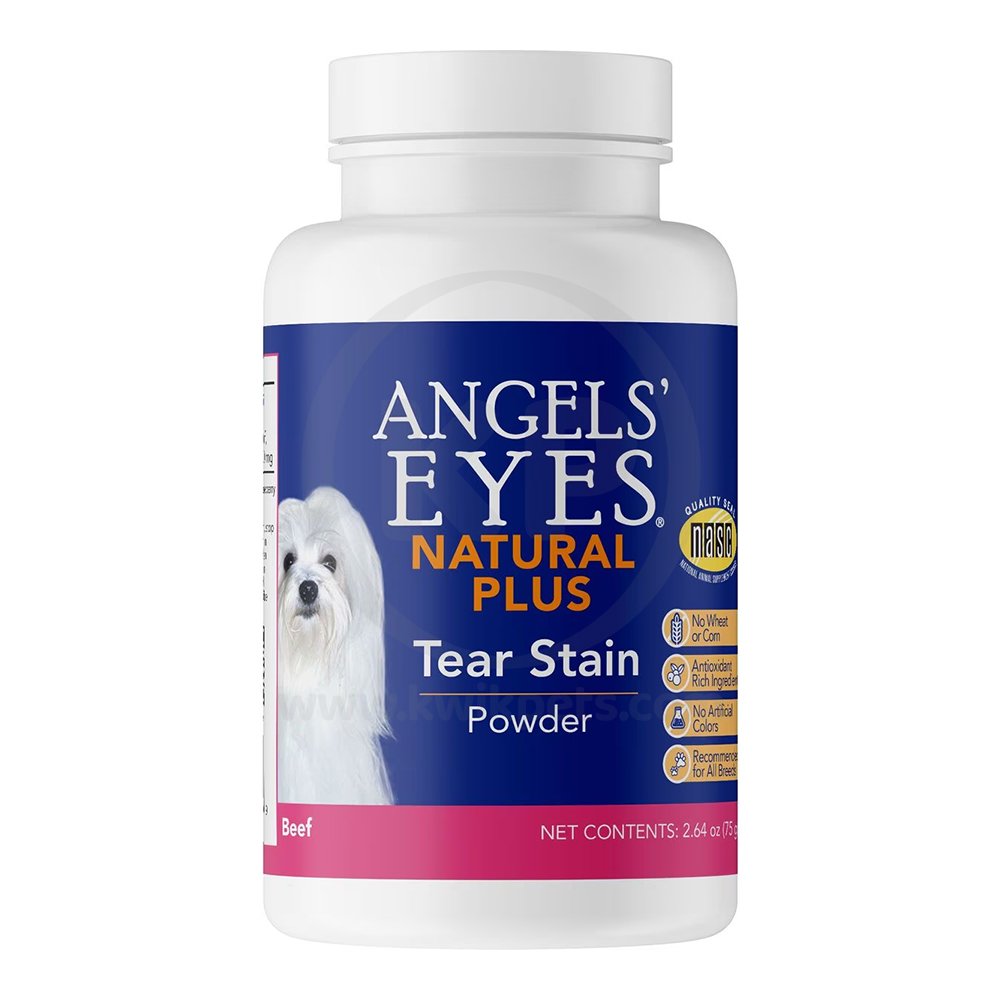 Angels’ Eyes PLUS Tear Stain Powder for Dogs Beef 2.64-oz