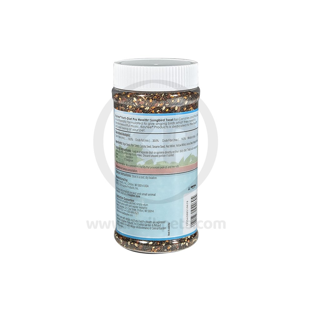 Kaytee Songbird Treat Jar for Canary & Finch 9-oz