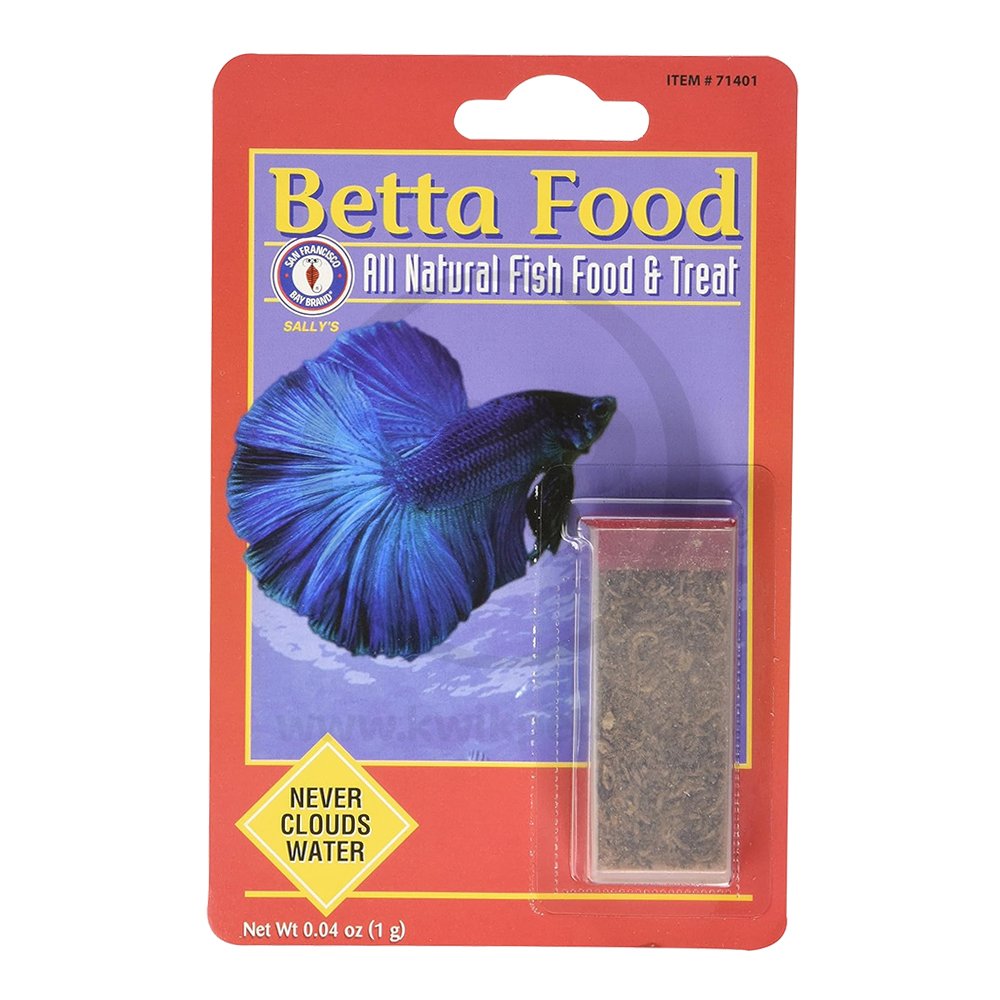 San Francisco Bay Brand Freeze-Dried Bloodworms Betta Fish Food 0.035-oz