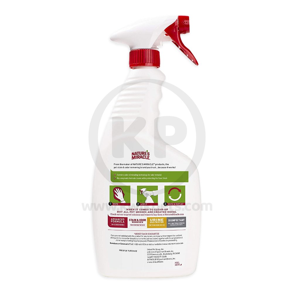 Nature’s Miracle Hard Floor Cleaner Dual-Action Stain & Odor Remover 24-oz