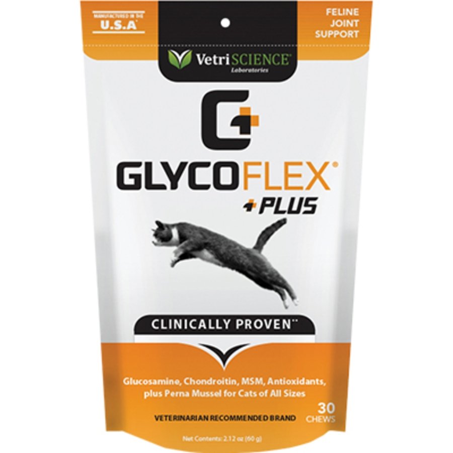 VetriScience Glycoflex Plus Hip & Joint Support Cat Chews Fish Flavor 30 Count