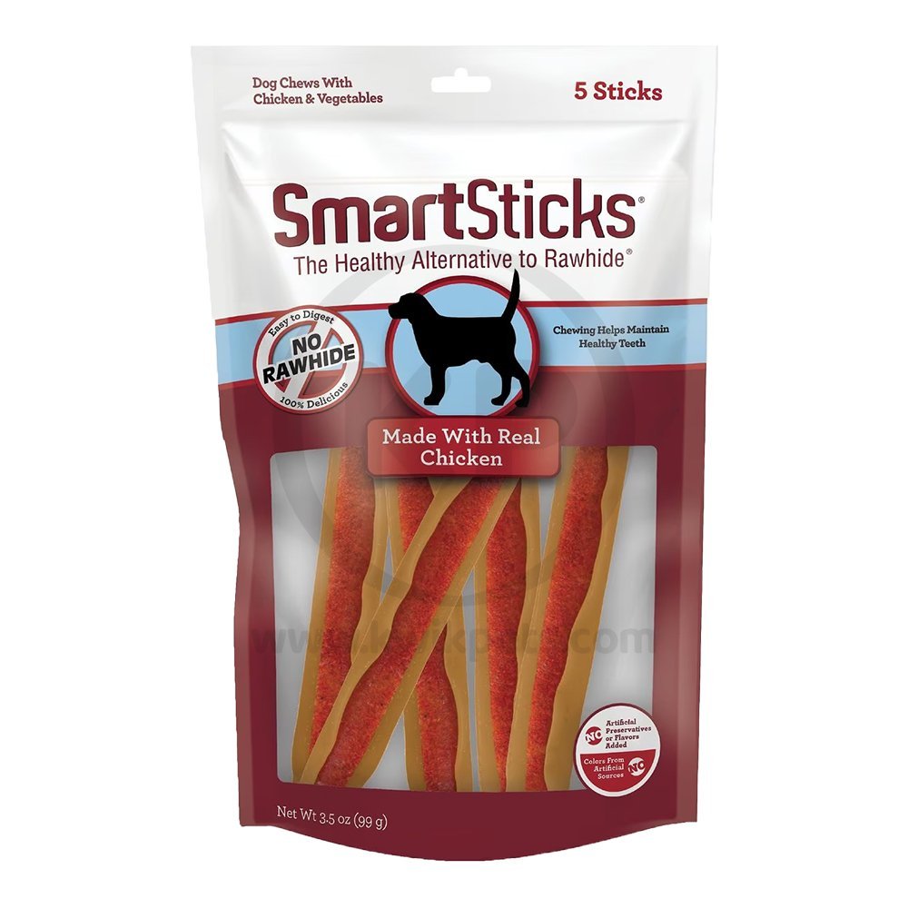 SmartBones SmartSticks Dog Treat Chicken 5 Count 3.5-oz