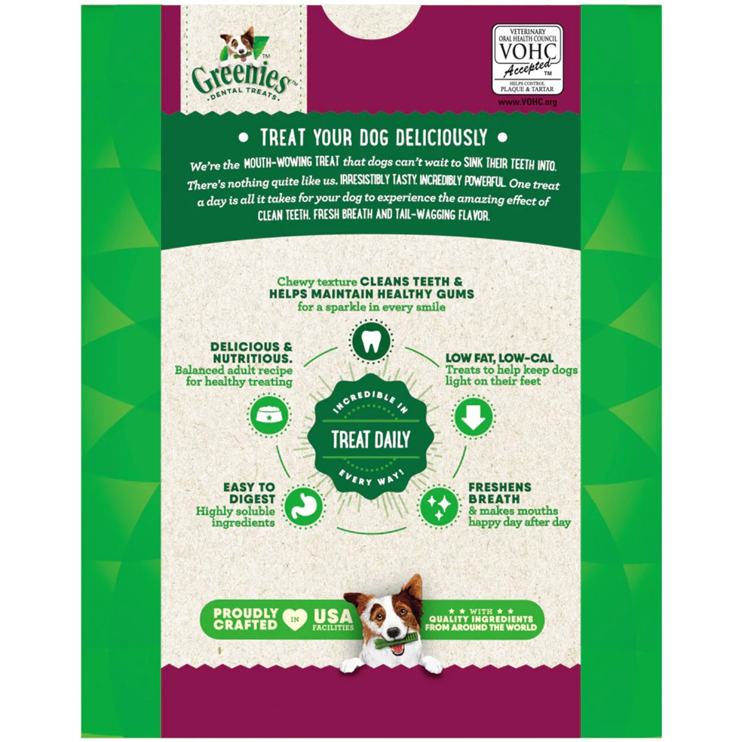 Greenies Weight Management Dog Dental Treats Petite 45 Count 27-oz