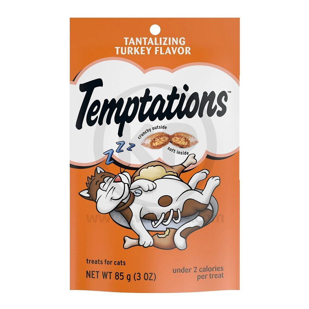 Temptations Classics Crunchy & Soft Adult Cat Treats Tantalizing Turkey 3-oz