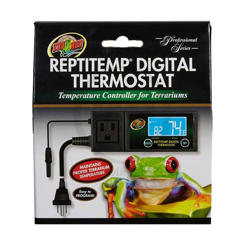 Zoo Med ReptiTemp Digital Thermostat Black