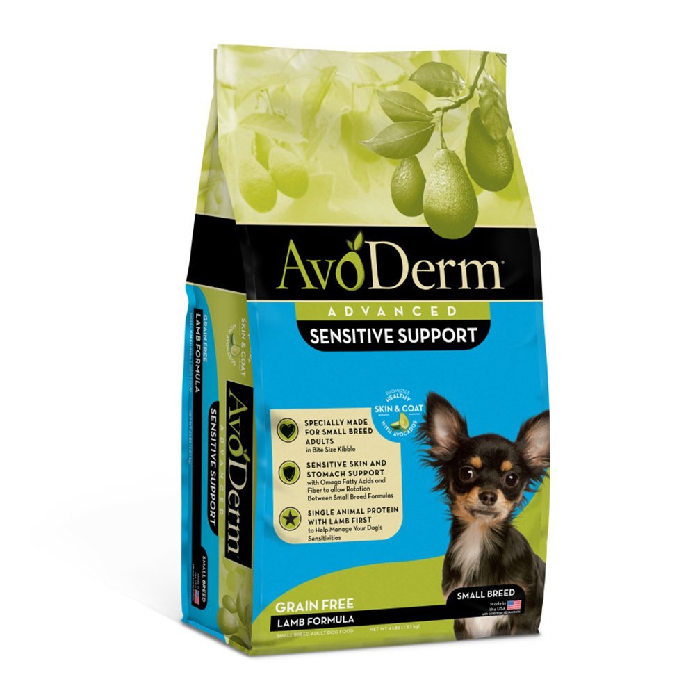 AvoDerm Natural Advanced Sensitive Support Small Breed Lamb Formula Dry Dog Food 4-lb