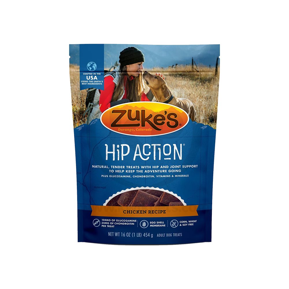 Zuke’s Hip Action Chicken Dog Treats 1-lb