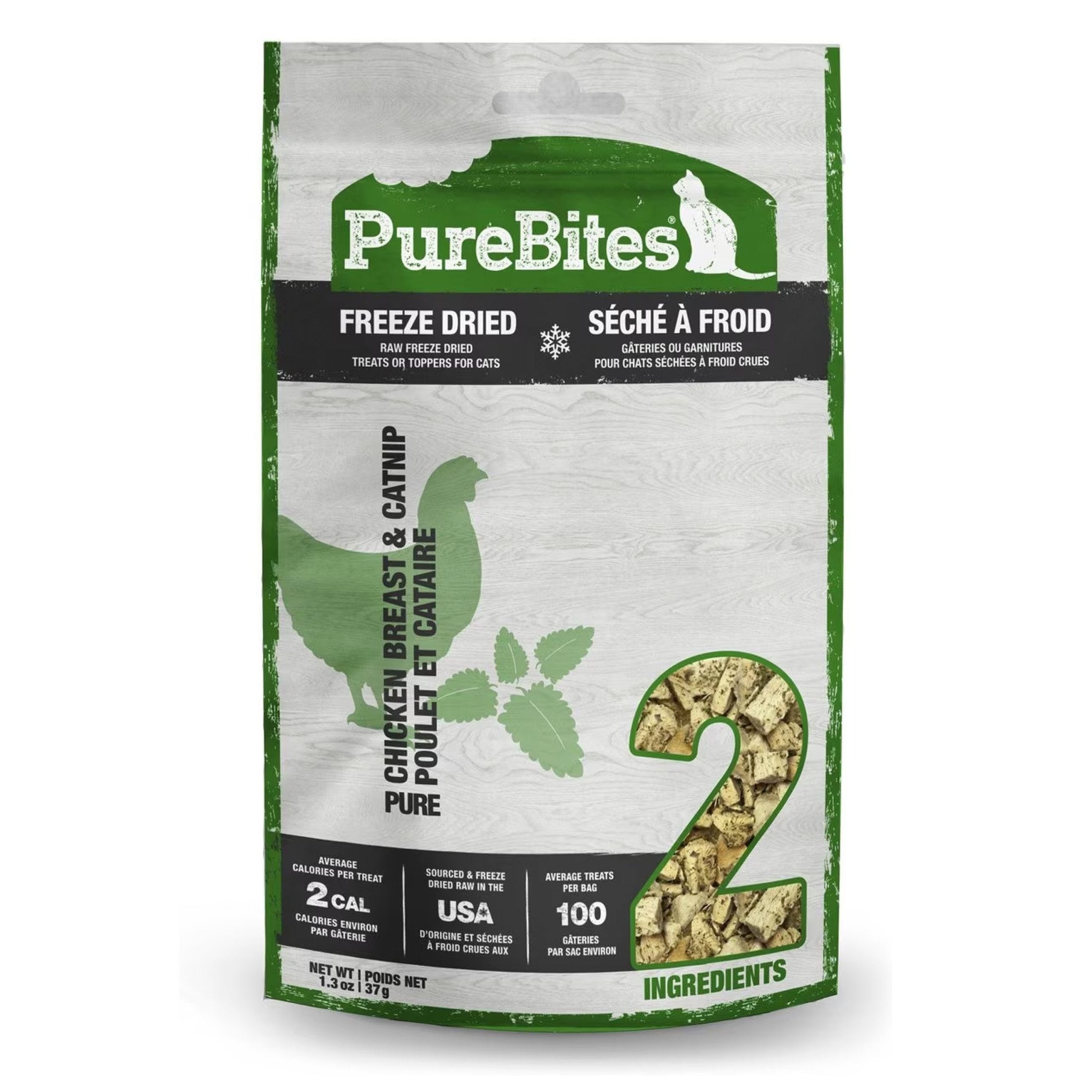 PureBites Chicken Breast & Catnip Freeze Dried Cat Treats 1.3-oz