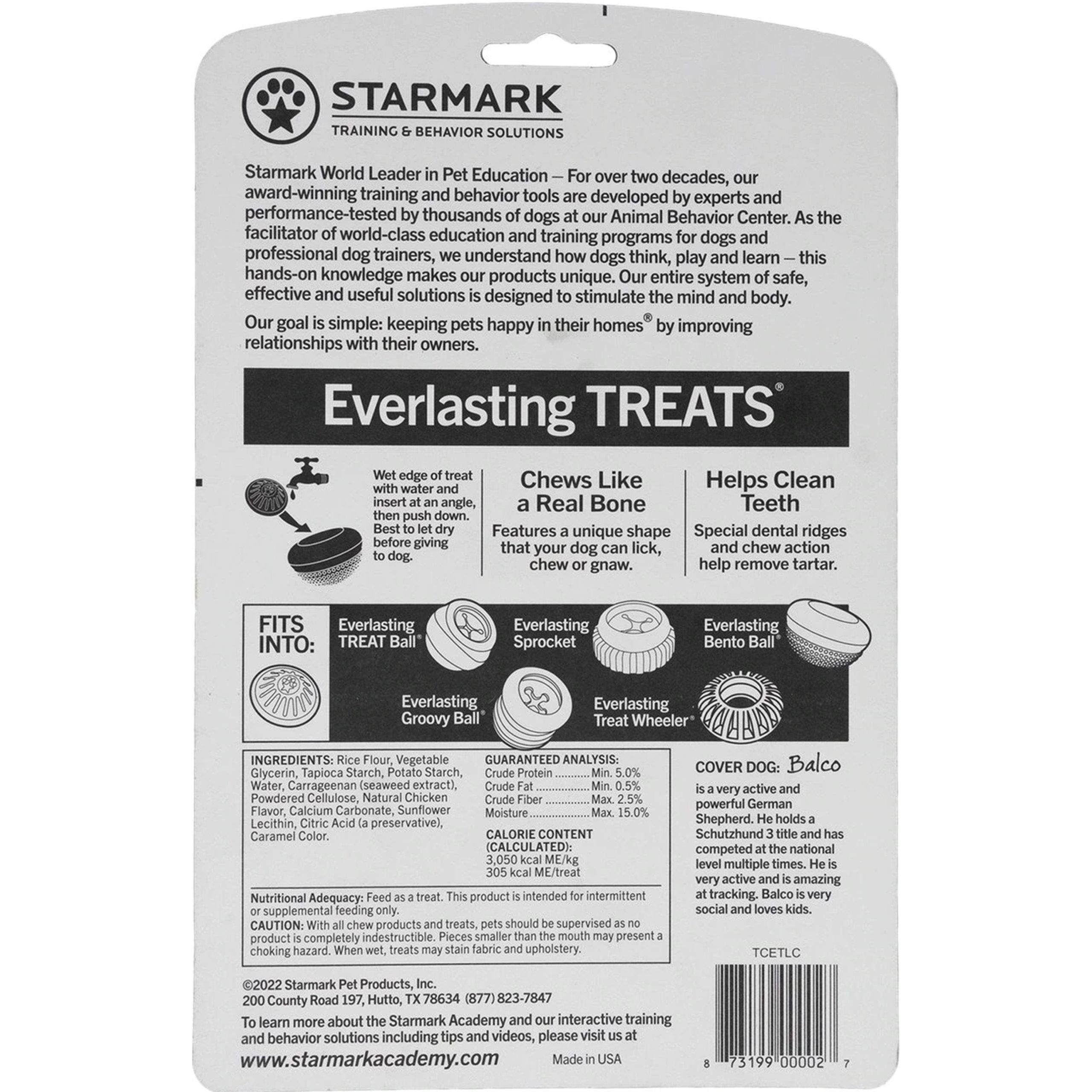 Starmark Everlasting Made In USA Dog Treat Chicken Medium 3.6-oz