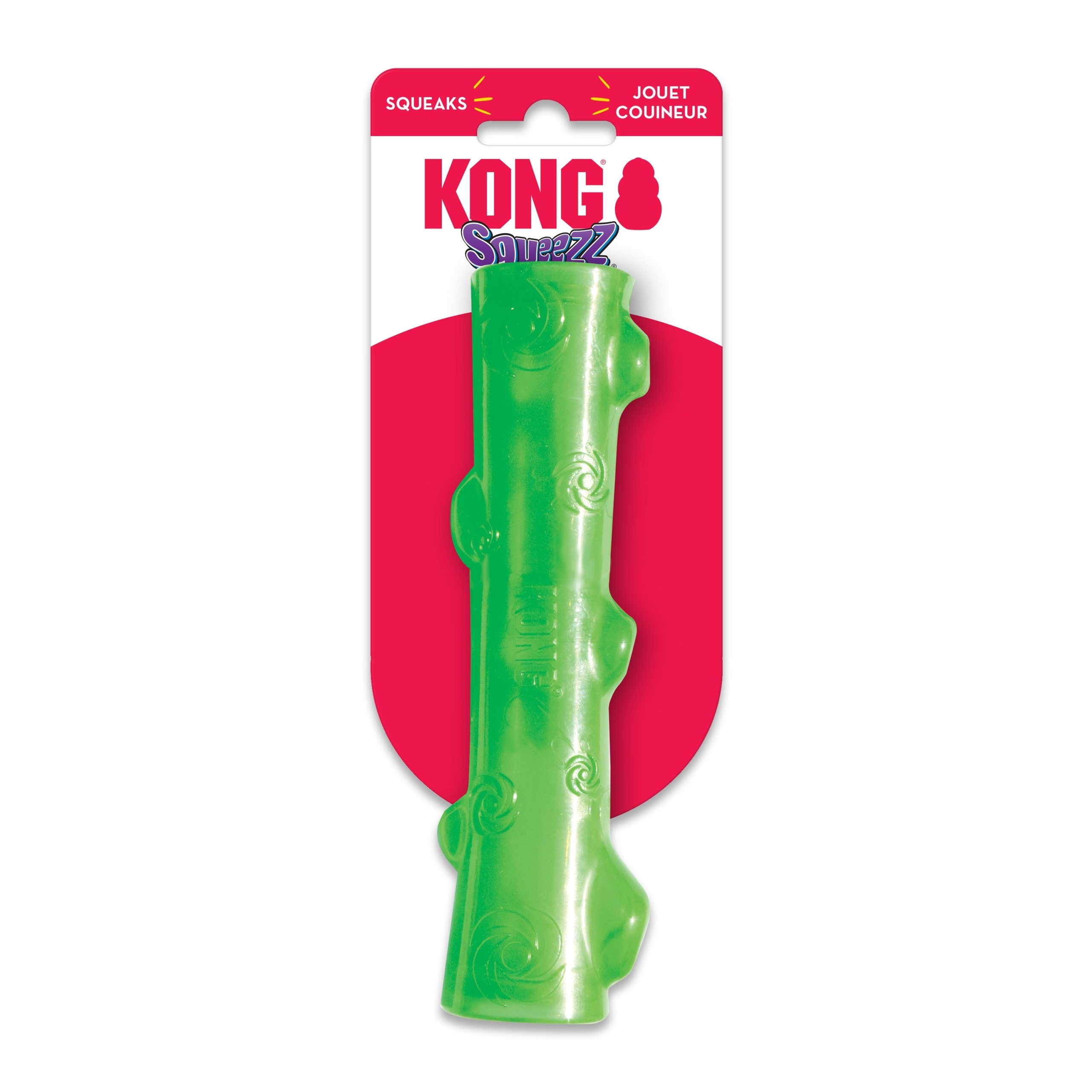 KONG Squeezz Stick Dog Toy Assorted Medium