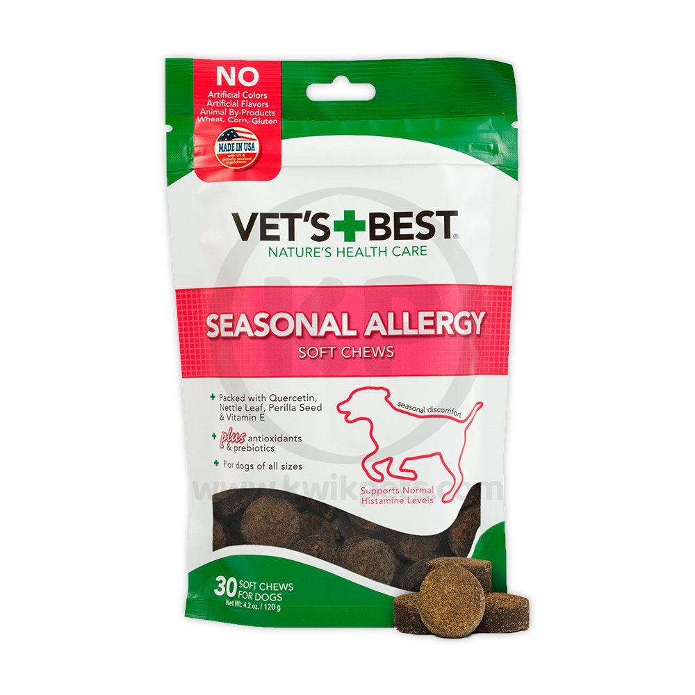 Vet’s Best Seasonal Allergy Dog Soft Chews 30 Count 4.2-oz