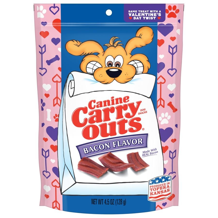 Canine Carry Outs Bacon Flavor Dog Treats 4.5-oz