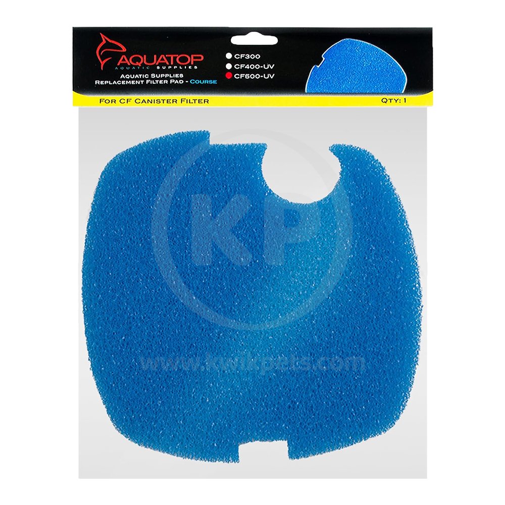 Aquatop Replacement Coarse Filter Pad for CF-500UV Canister Filter Blue