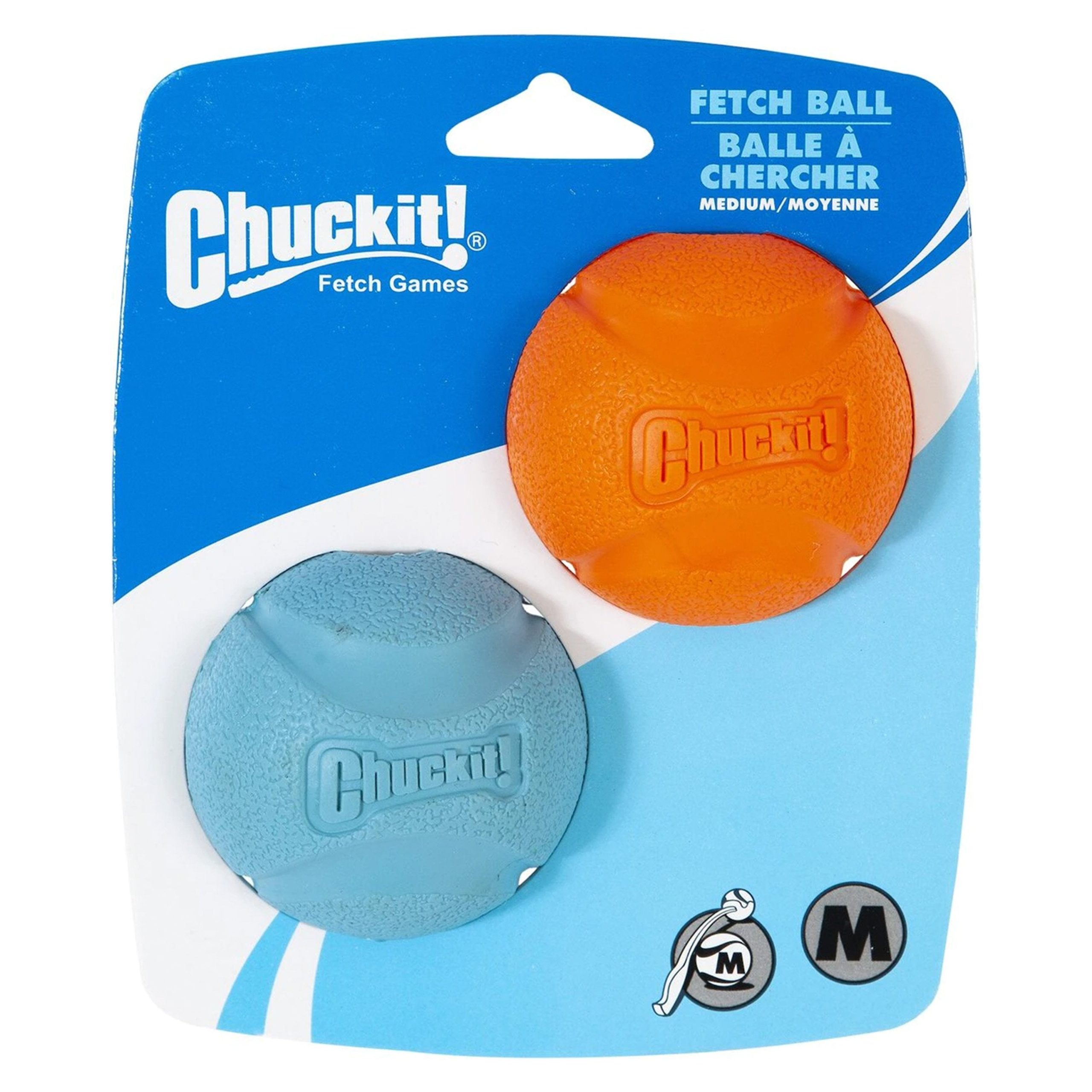 Chuckit! Fetch Ball Dog Toy Assorted Medium 2 Count