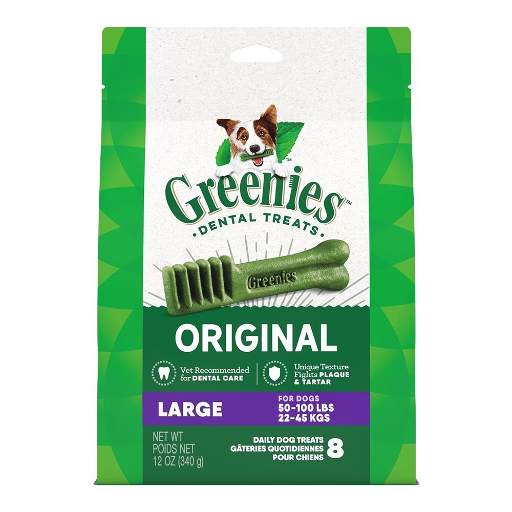 Greenies Original Dog Dental Treats Large 12-oz 8 Count