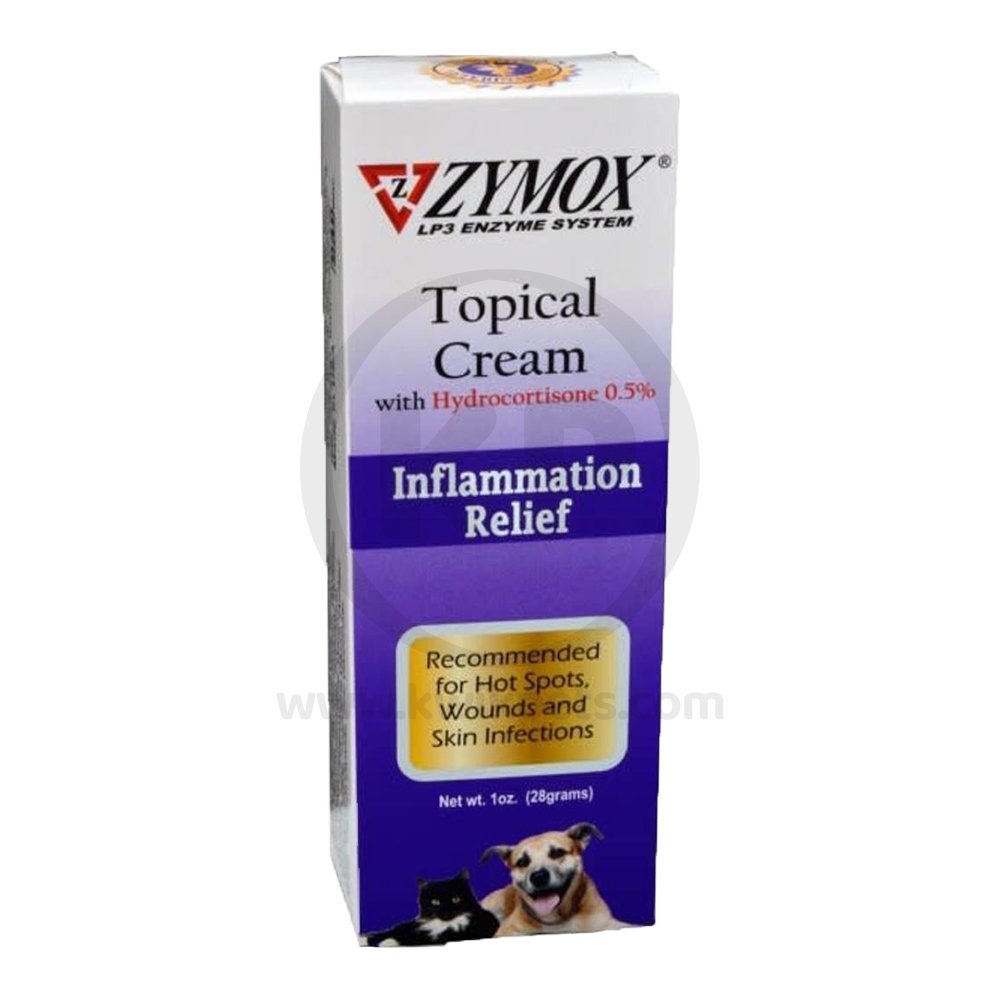 Zymox Topical Cream 0.5% Hydrocortisone Tube 1-oz