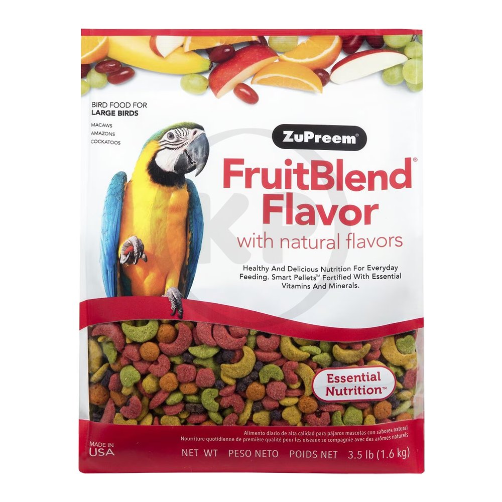 ZuPreem FruitBlend Large Birds Food 3.5-lb