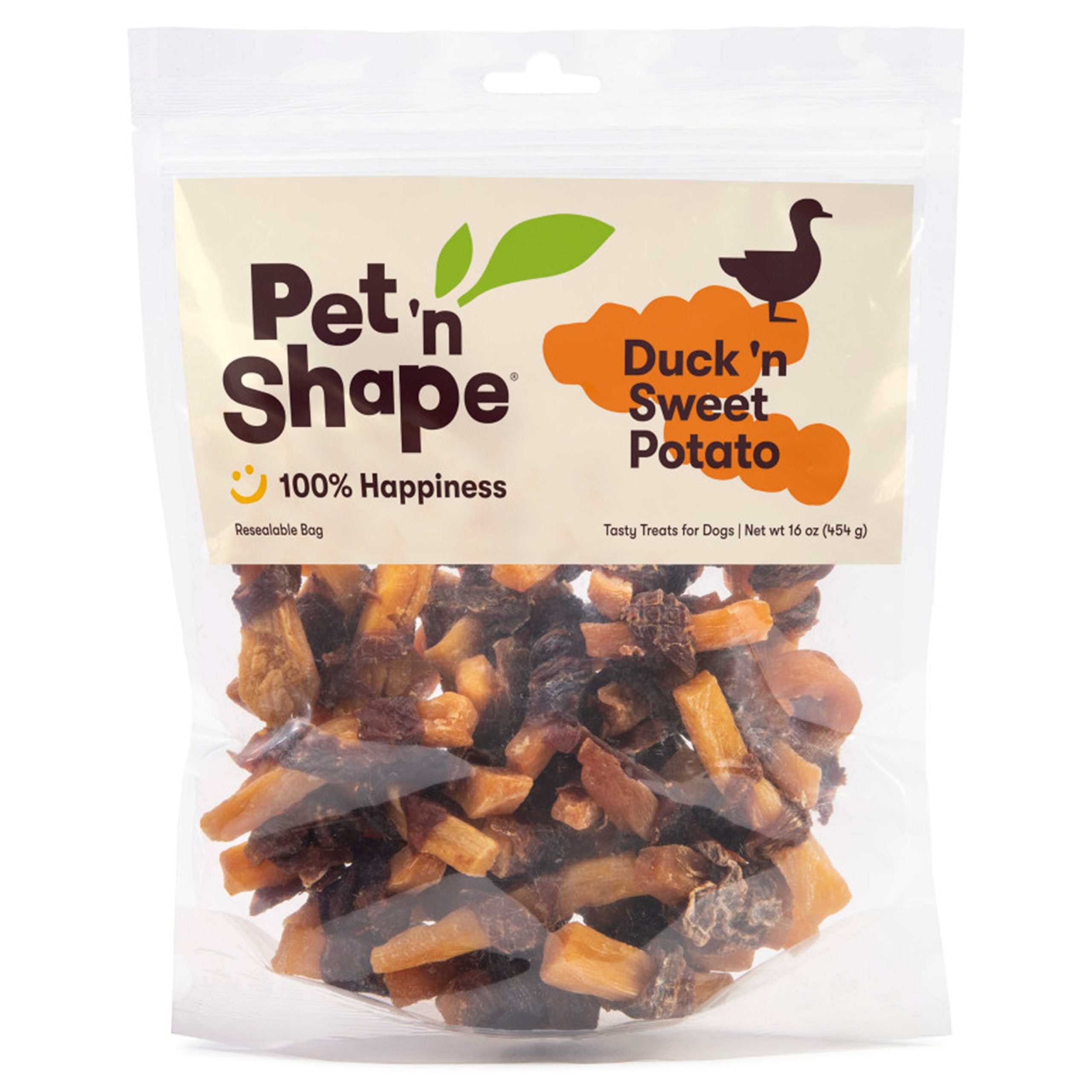 Pet ‘n Shape Duck ‘n Sweet Potato Jerky Dog Treats 16-oz