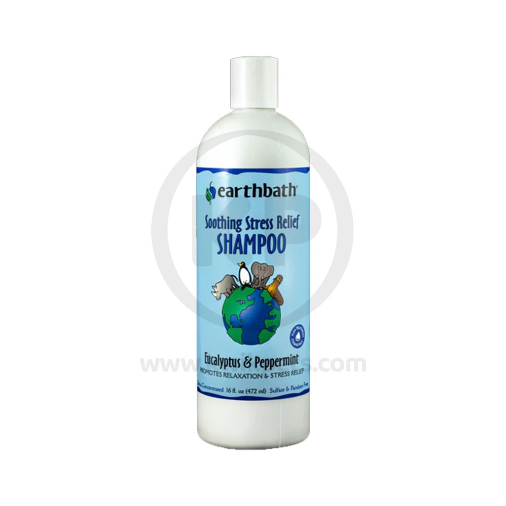 Earthbath Soothing Stress Relief Pet Shampoo Eucalyptus & Peppermint 16-oz