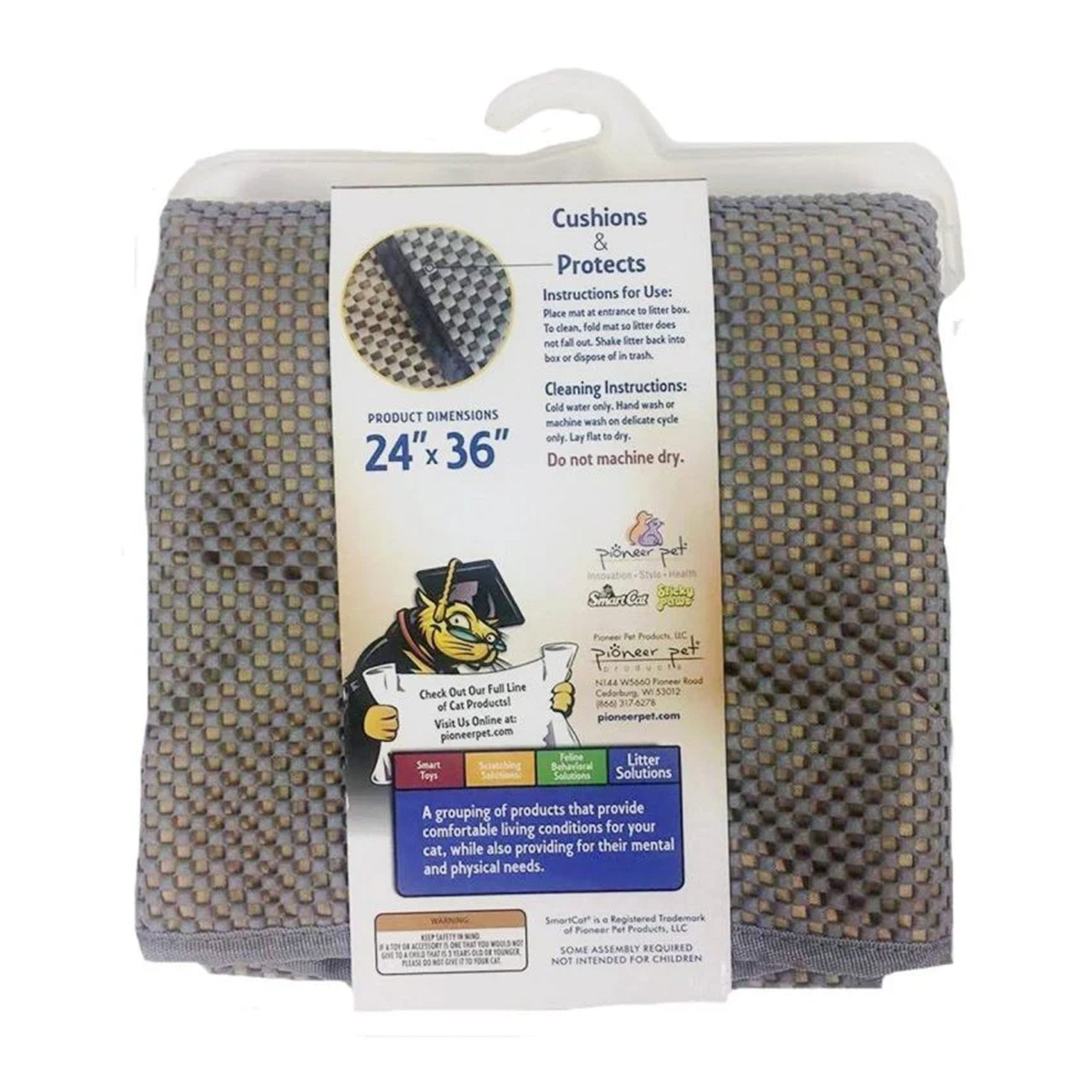 Pioneer Pet SmartCat The Ultimate Litter Mat 24″x 36″