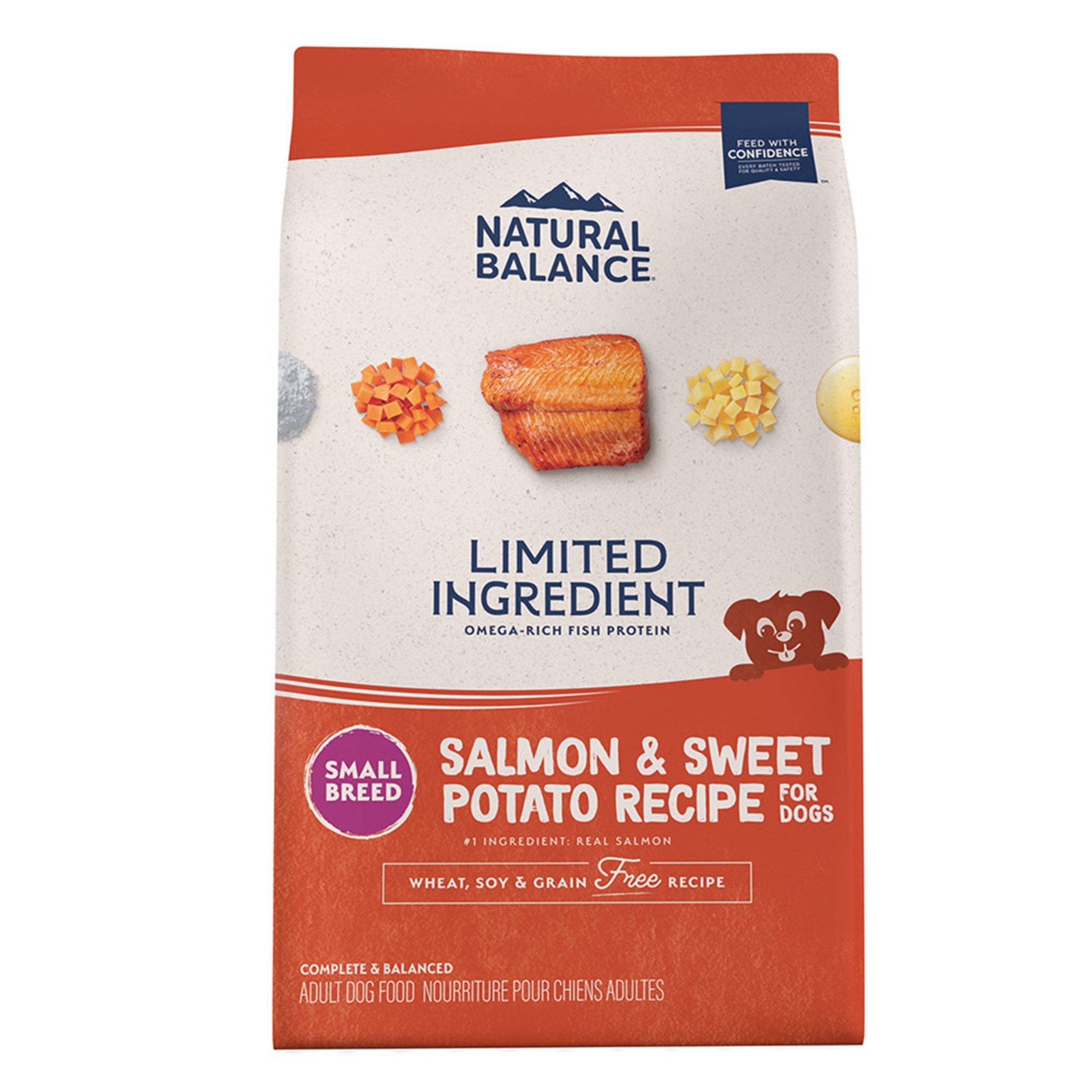 Natural Balance Pet Foods Limited Ingredient Grain Free Small Breed Dry Dog Food Salmon & Sweet Potato 4-lb