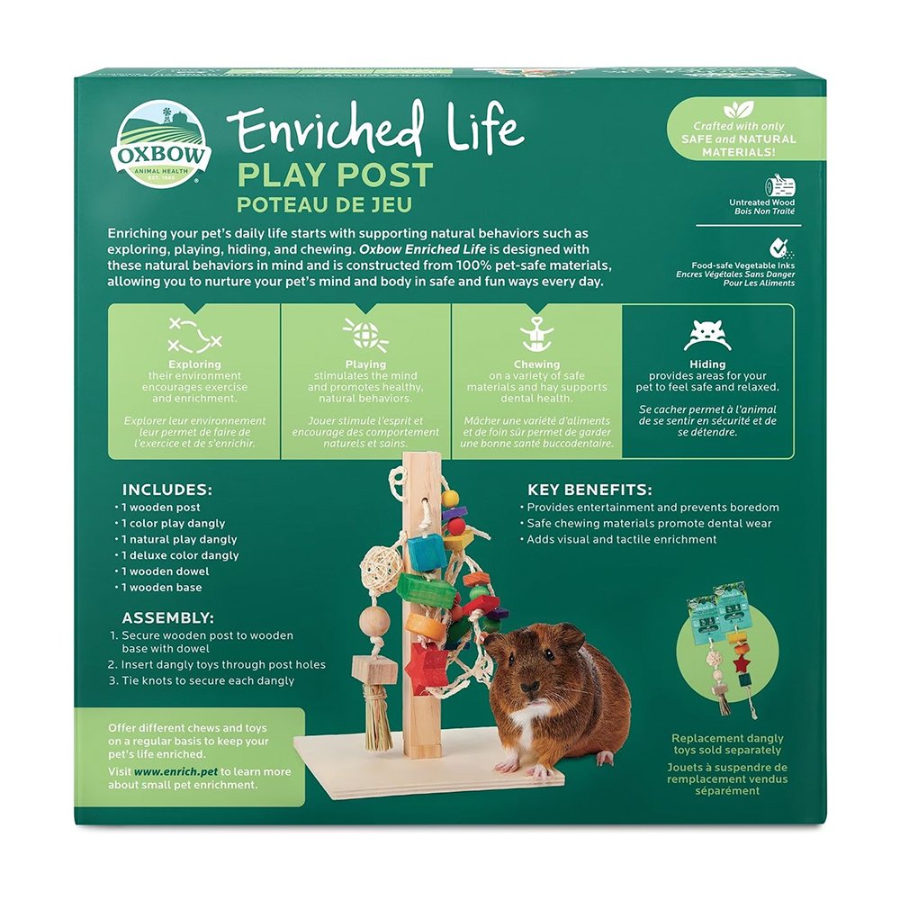 Oxbow Animal Health Enriched Life Play Post Small Animal Toy