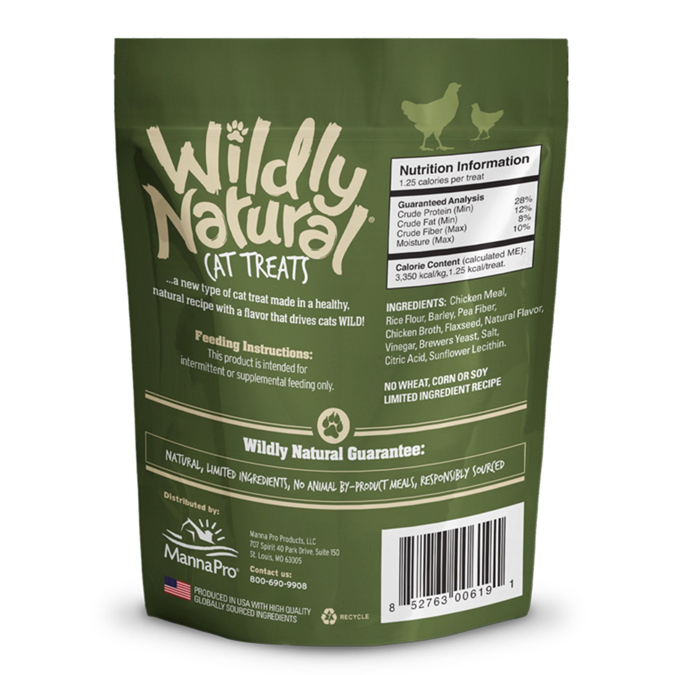 Fruitables Wildly Natural Chicken Cat Treats 2.5-oz