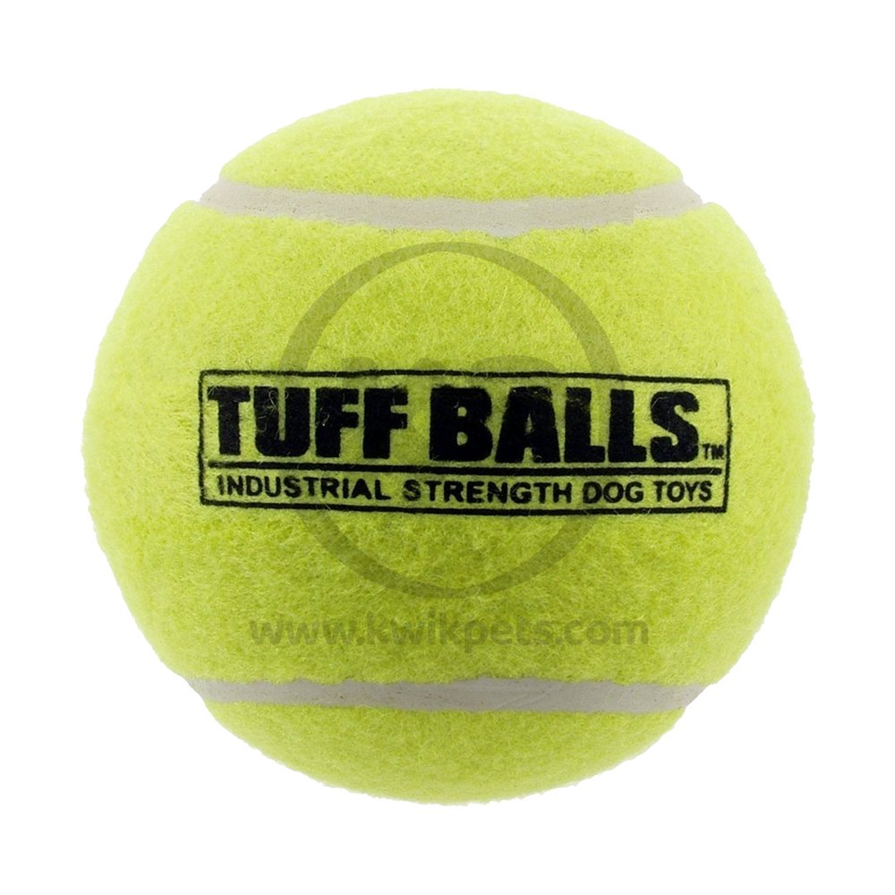 Petsport USA Tuff Ball Dog Toy Yellow 2.5-in