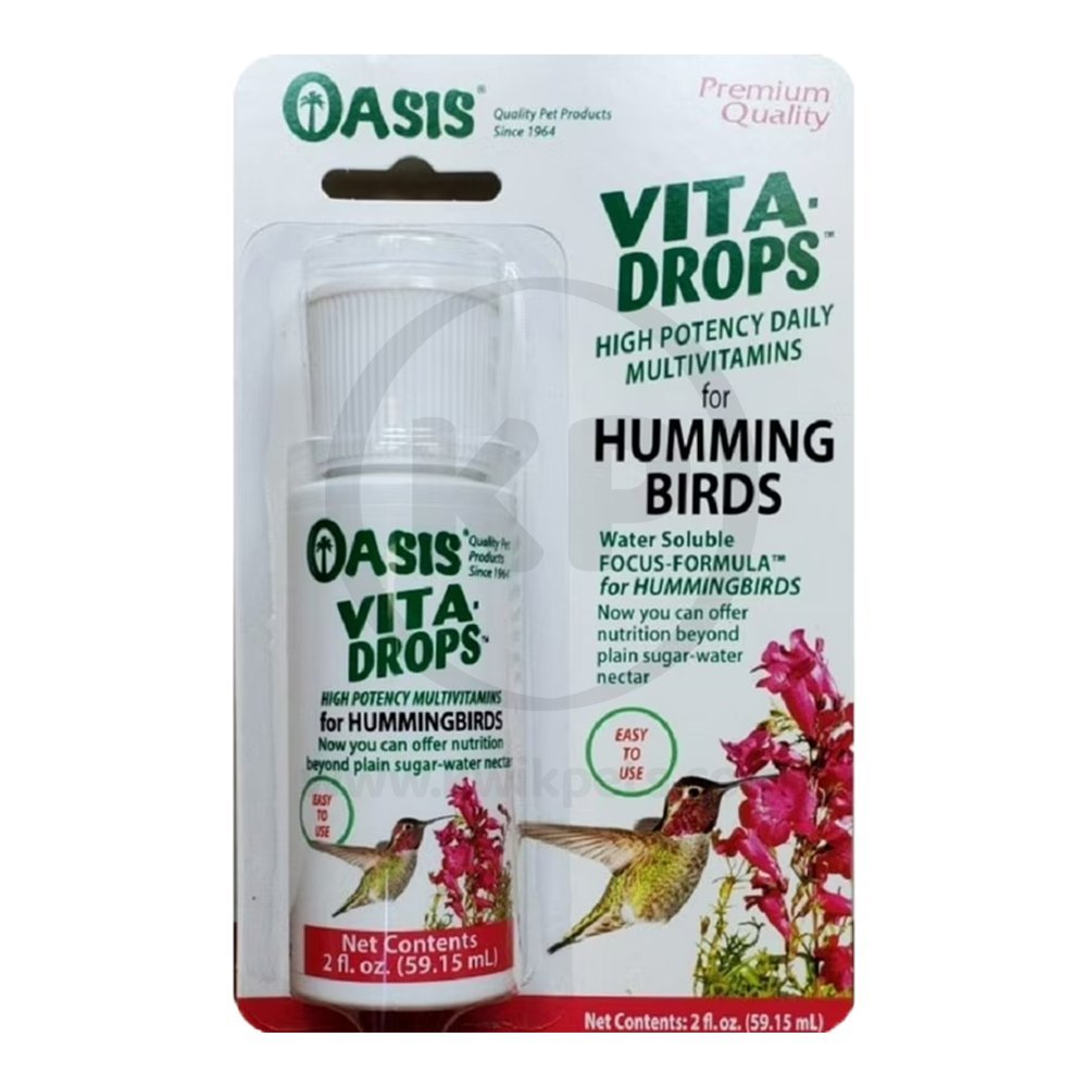 Oasis Vita Drops Multivitamin Supplement for Hummingbirds 2-oz